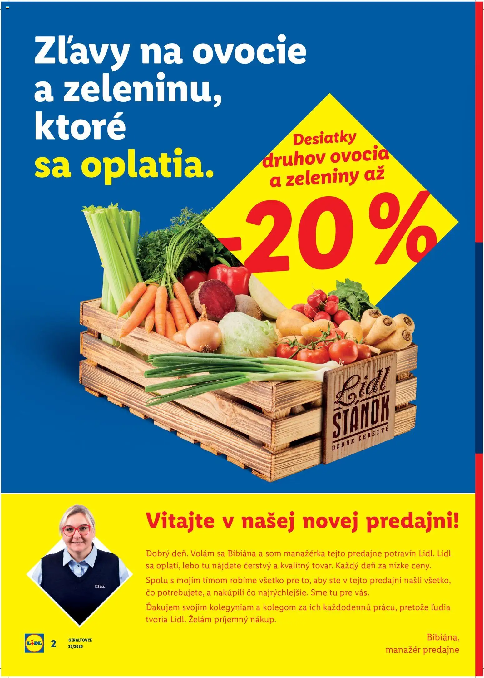 Nové Lidl akcie – leták je platný od 27.08.2026 | Strana: 2 | Produkty: Ovocie