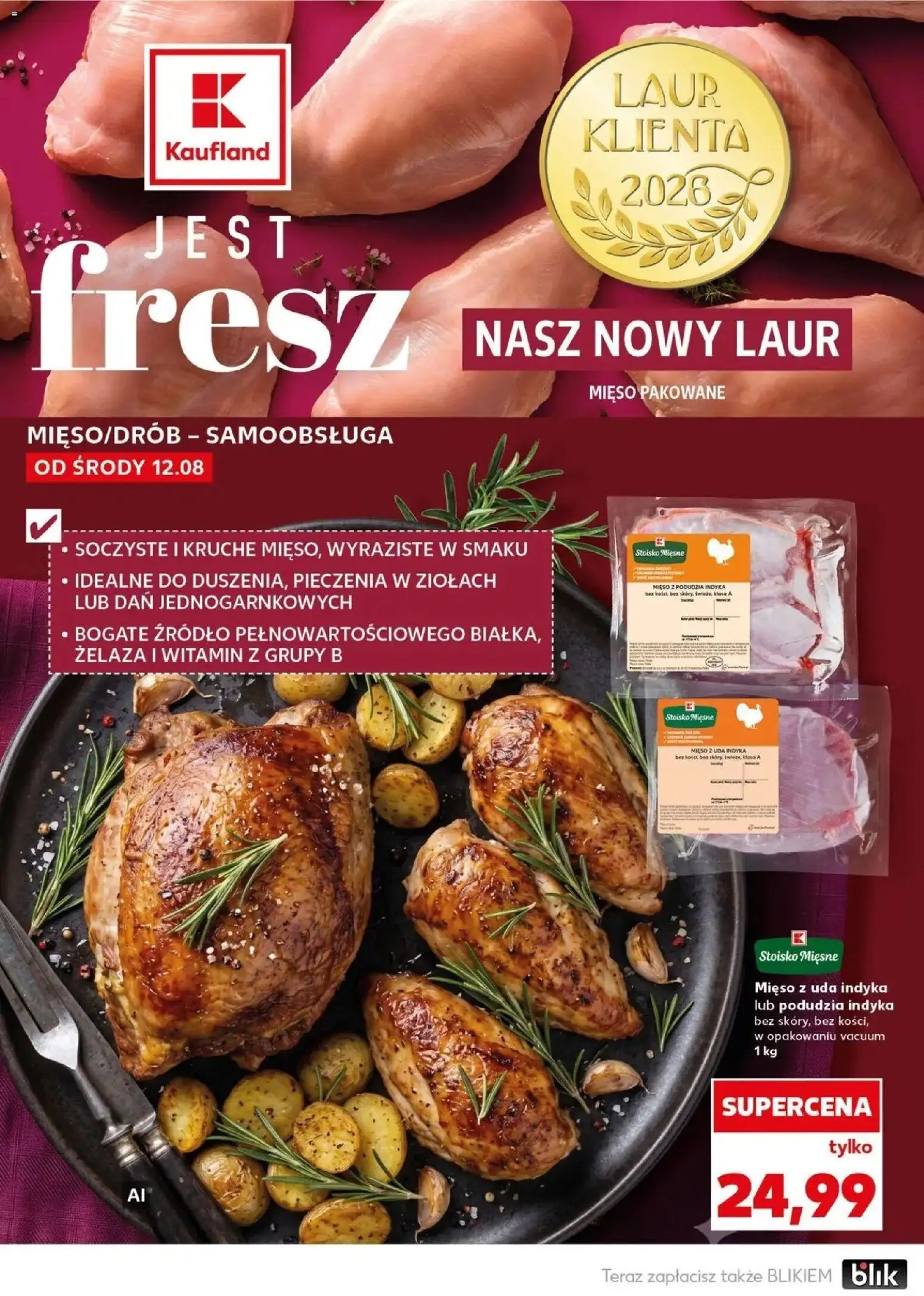 Kaufland gazetka - Mocny start od 17.08.2026 - od jutra PDF | Strona: 18 | Produkty: Mięso