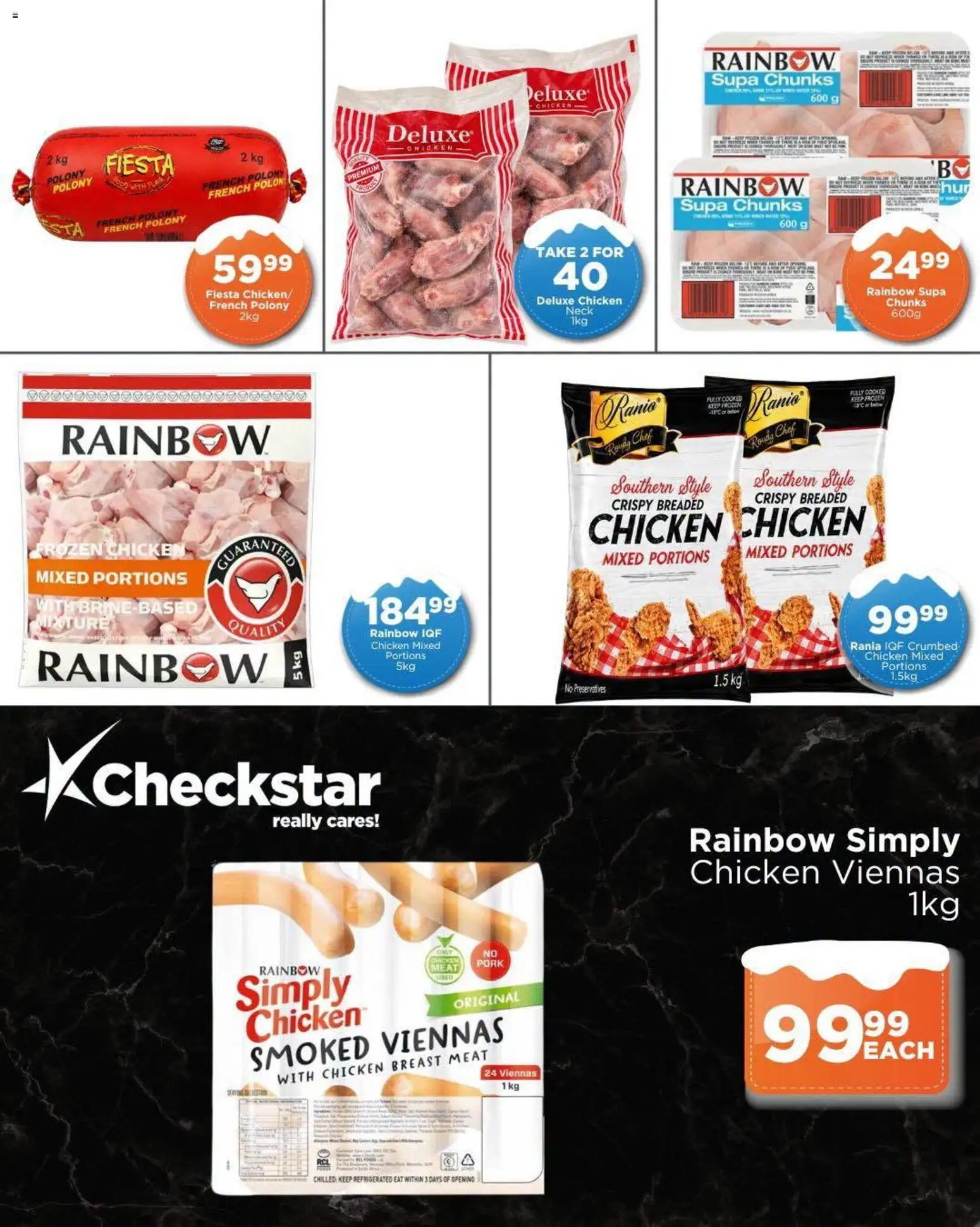 New Check Star catalogue – valid from 24/08/2026 | Page: 4 | Products: Polony, Chicken, Pork