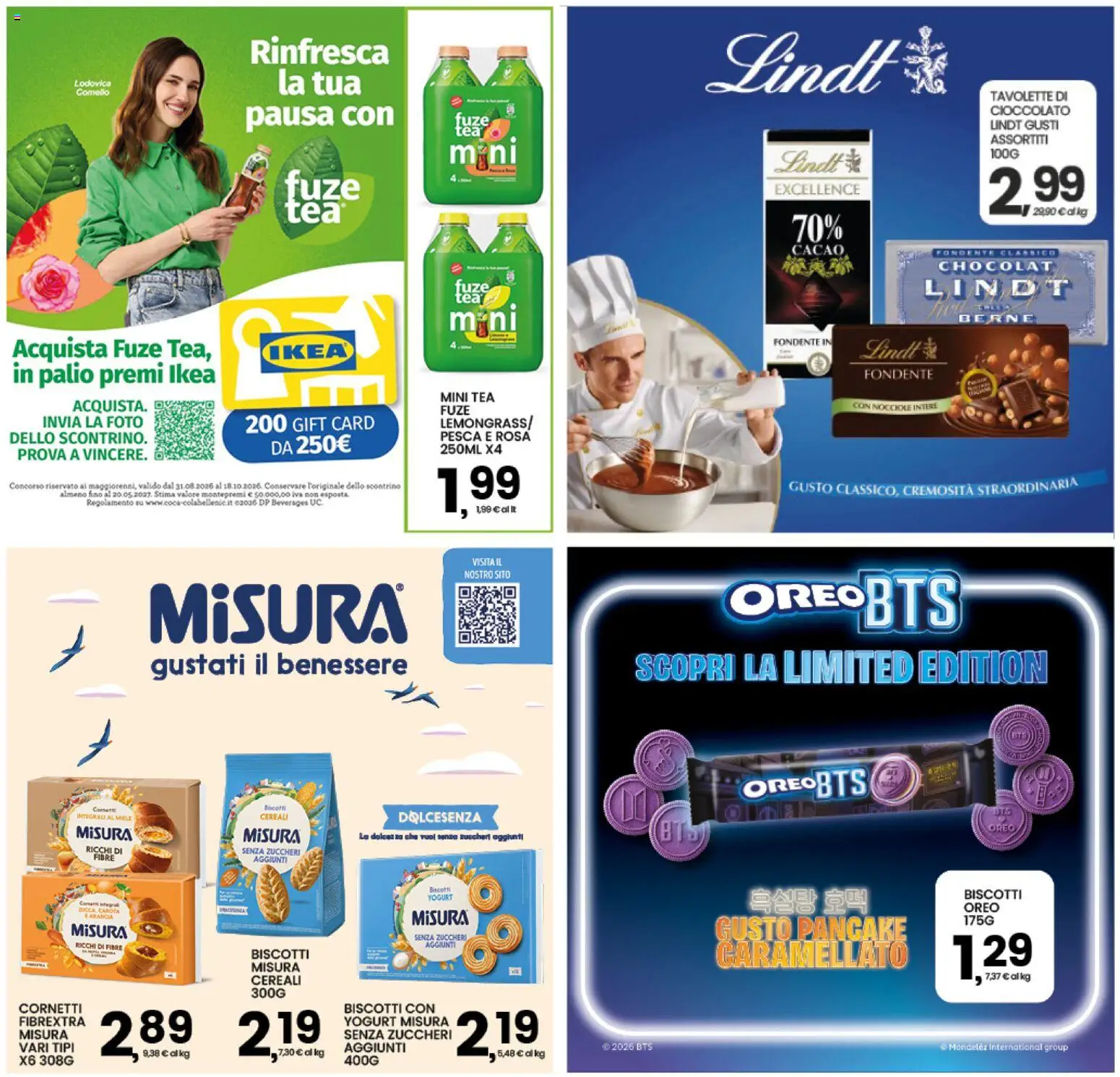 Volantino Interspar del 21/09/2026 | Pagina: 27 | Prodotti: Yogurt, Cioccolato, Lindt, Carota