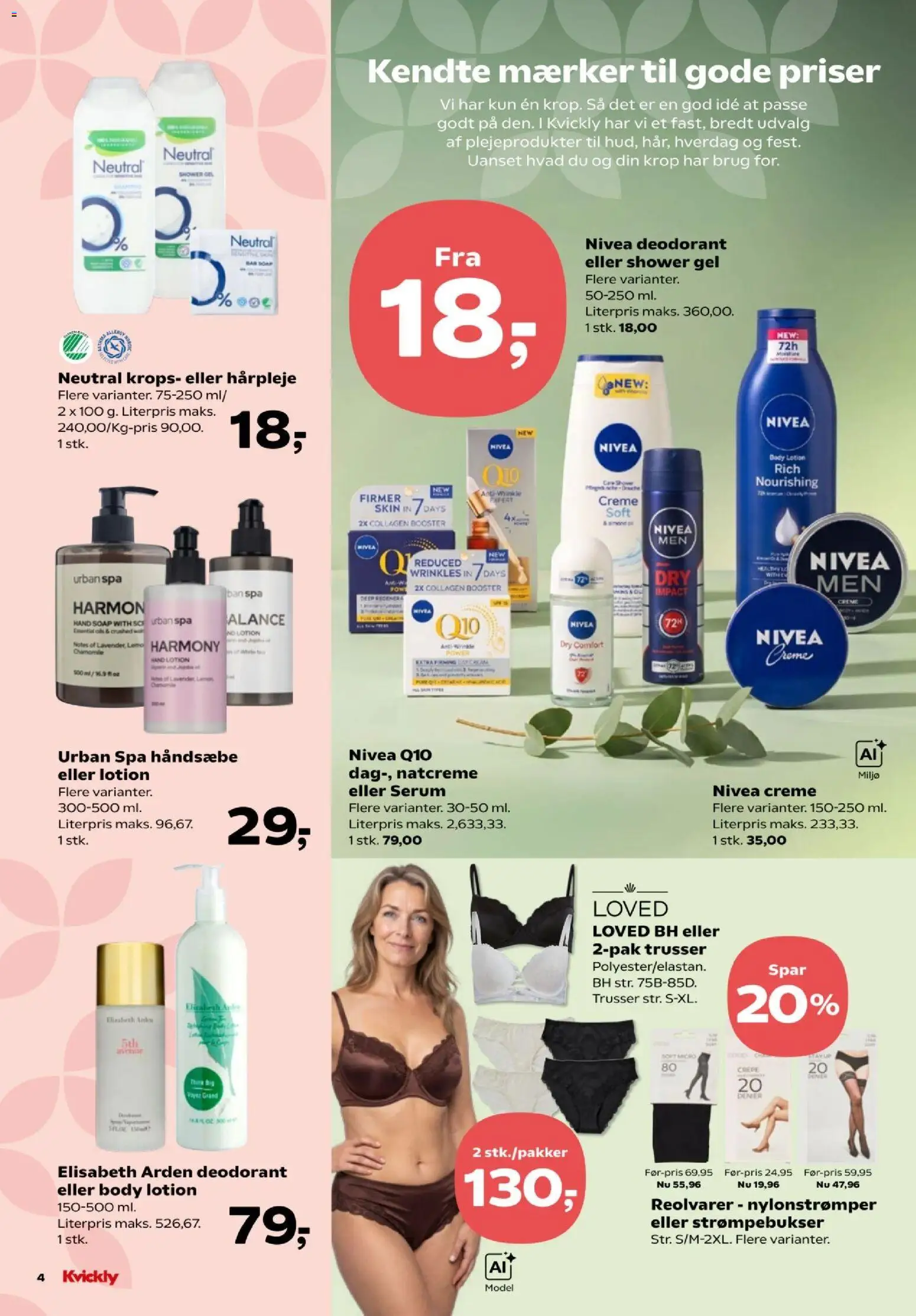 Kvickly tilbudsavis – gyldig fra 09/10/2026 | Side: 48 | Produkter: Creme, Briefs, Collagen, Tights