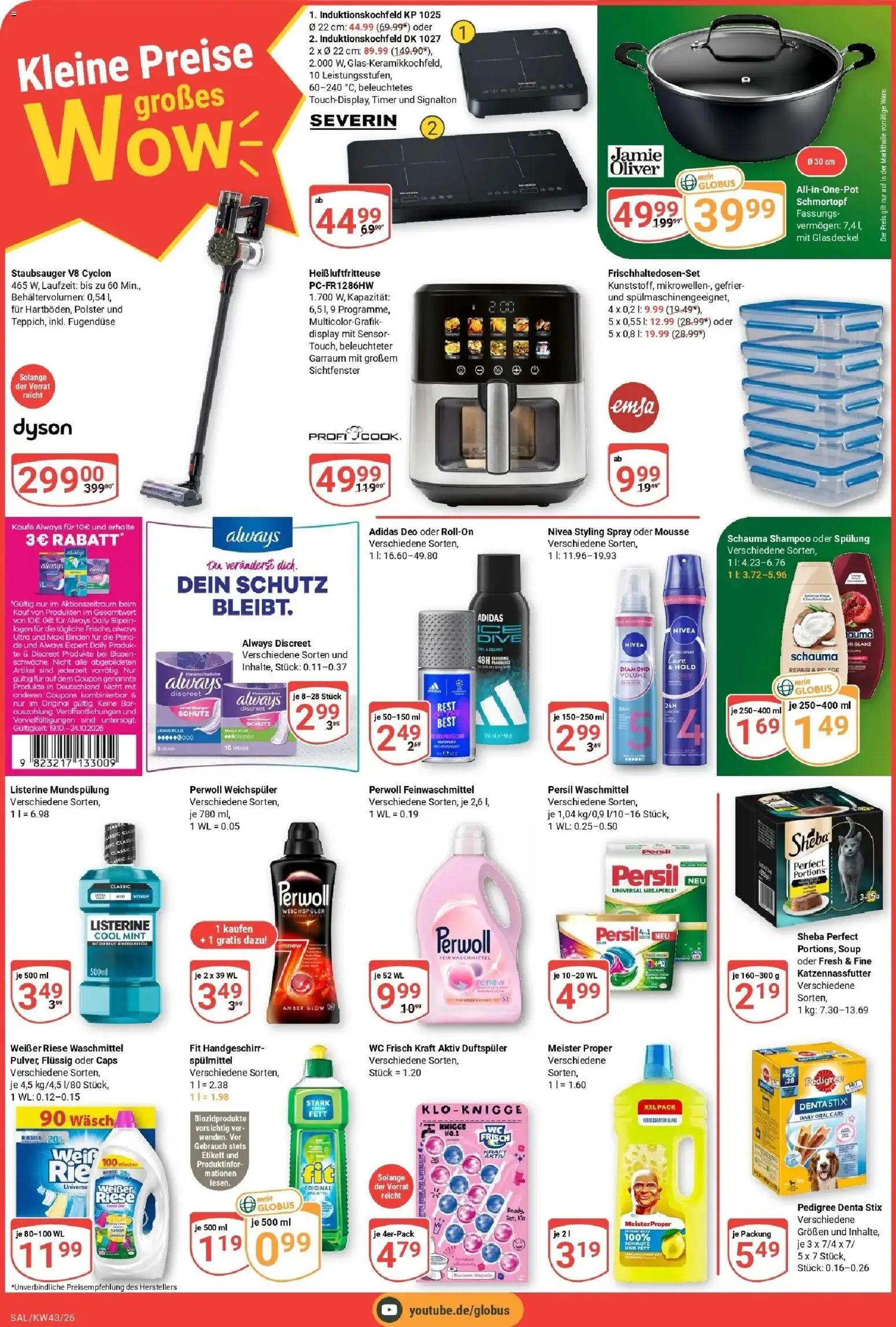 Globus Prospekt Saarlouis (ab 19.10.2026) » Angebote online | Seite: 4 | Produkte: Dyson, Shampoo, Waschmittel, Wc frisch