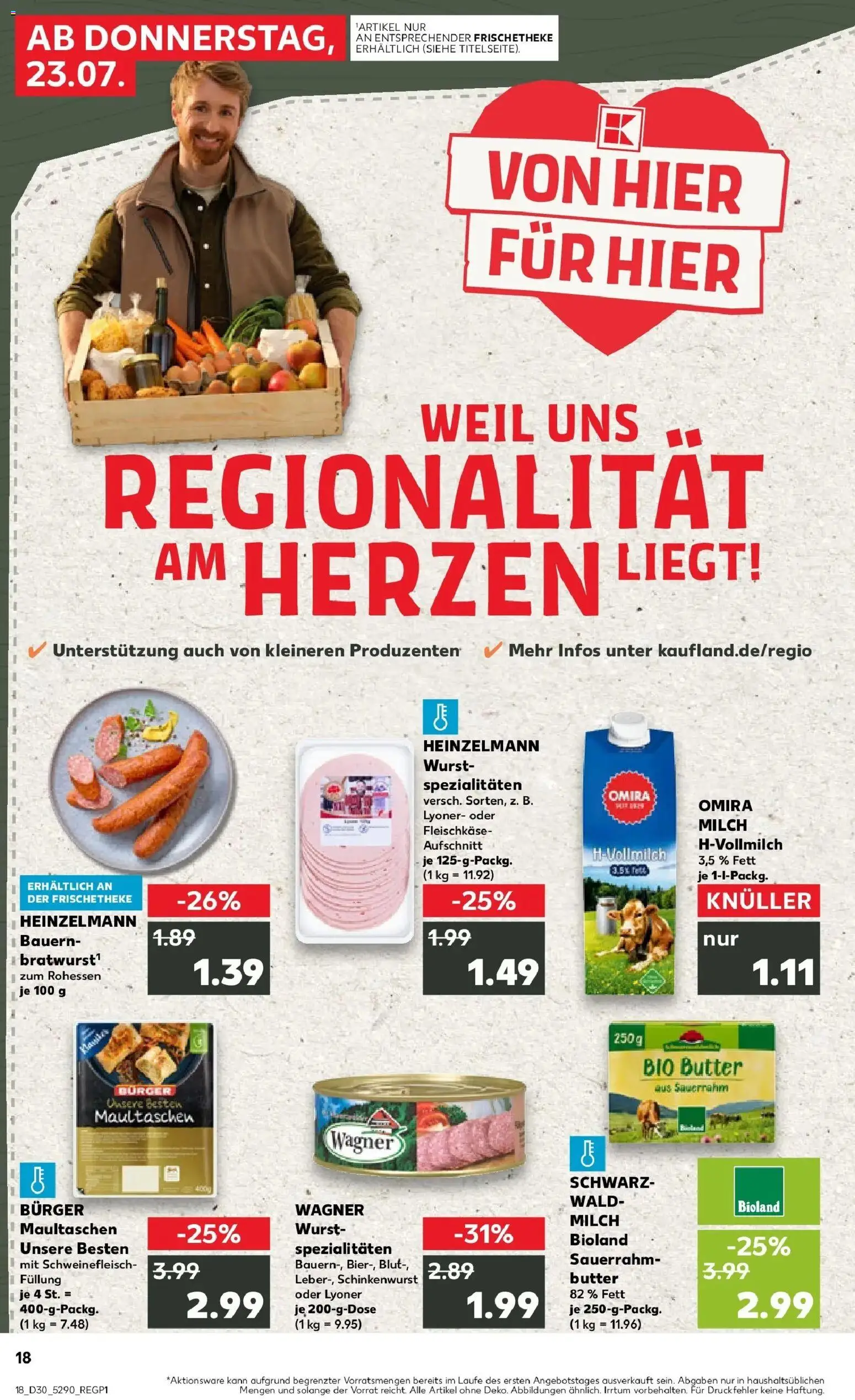 Kaufland Prospekt Zimmern Ob Rottweil – gültig ab 23.07.2026 | Seite: 18