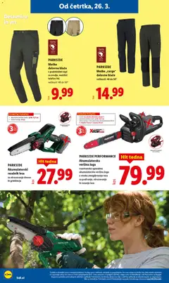Lidl katalog akcije – veljaven od 20.04.2026 | Stran: 20 | Izdelki: Verižna žaga, Akumulator, Polnilnik, Hlace