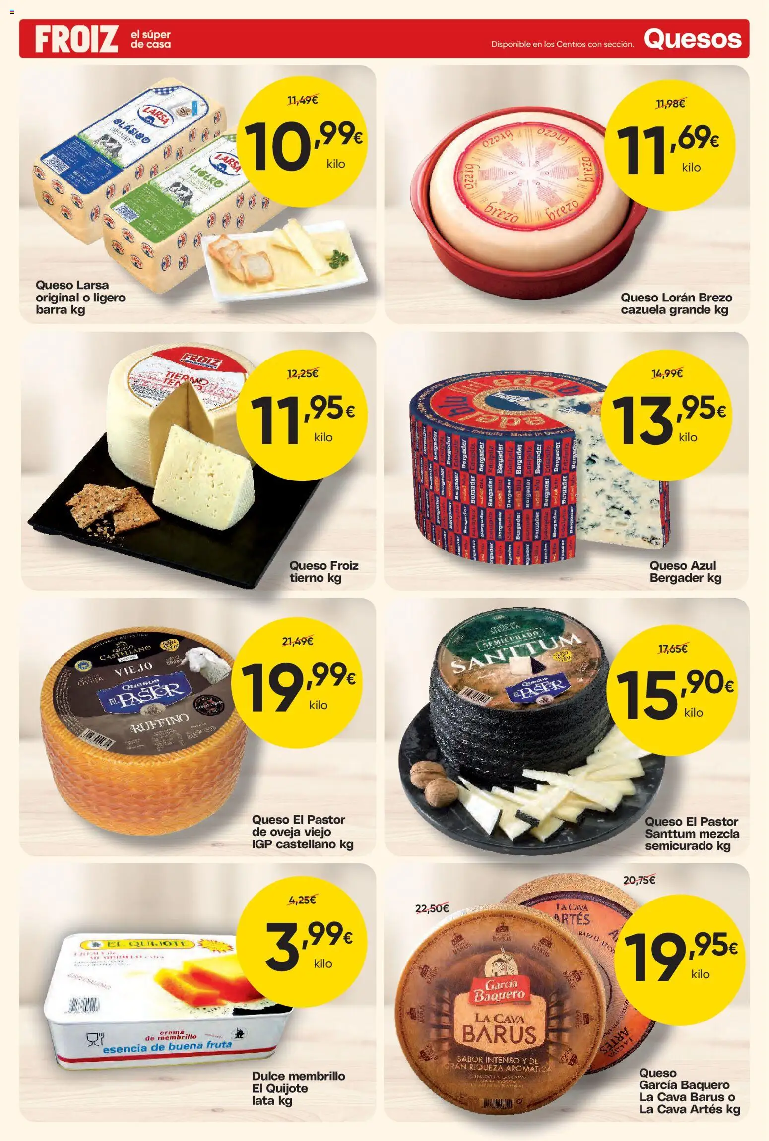 Froiz folleto │ válido desde el 27/08/2026 | Página: 7 | Productos: Fruta, Queso, Brezo, Queso azul