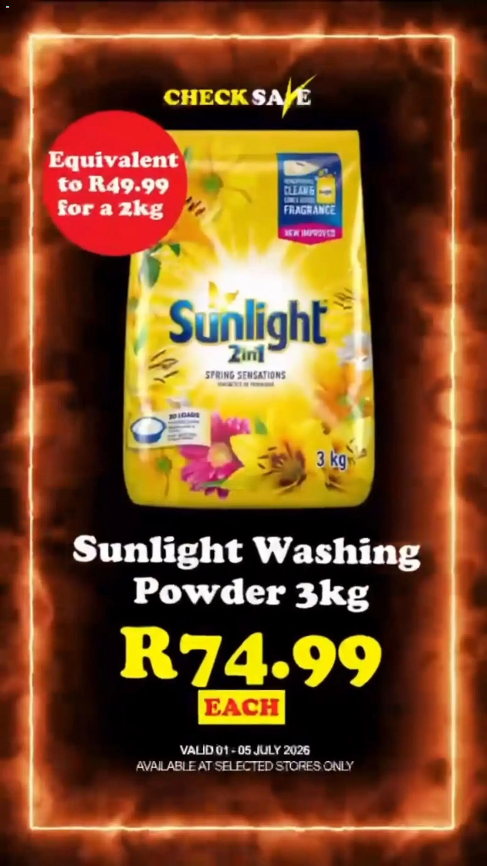 New Check Save catalogue – valid from 01/07/2026 | Page: 7 | Products: Fragrance, Powder, Washing powder