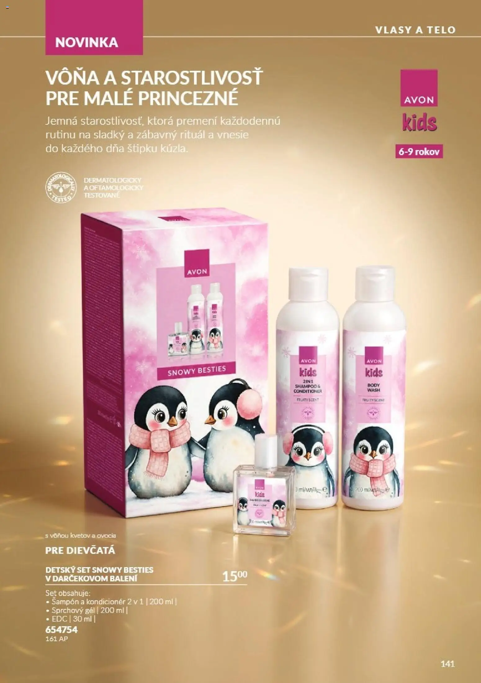 Nové Avon akcie – leták je platný od 01.11.2026 | Strana: 141 | Produkty: Šampón, Kondicionér, Sprchový gél