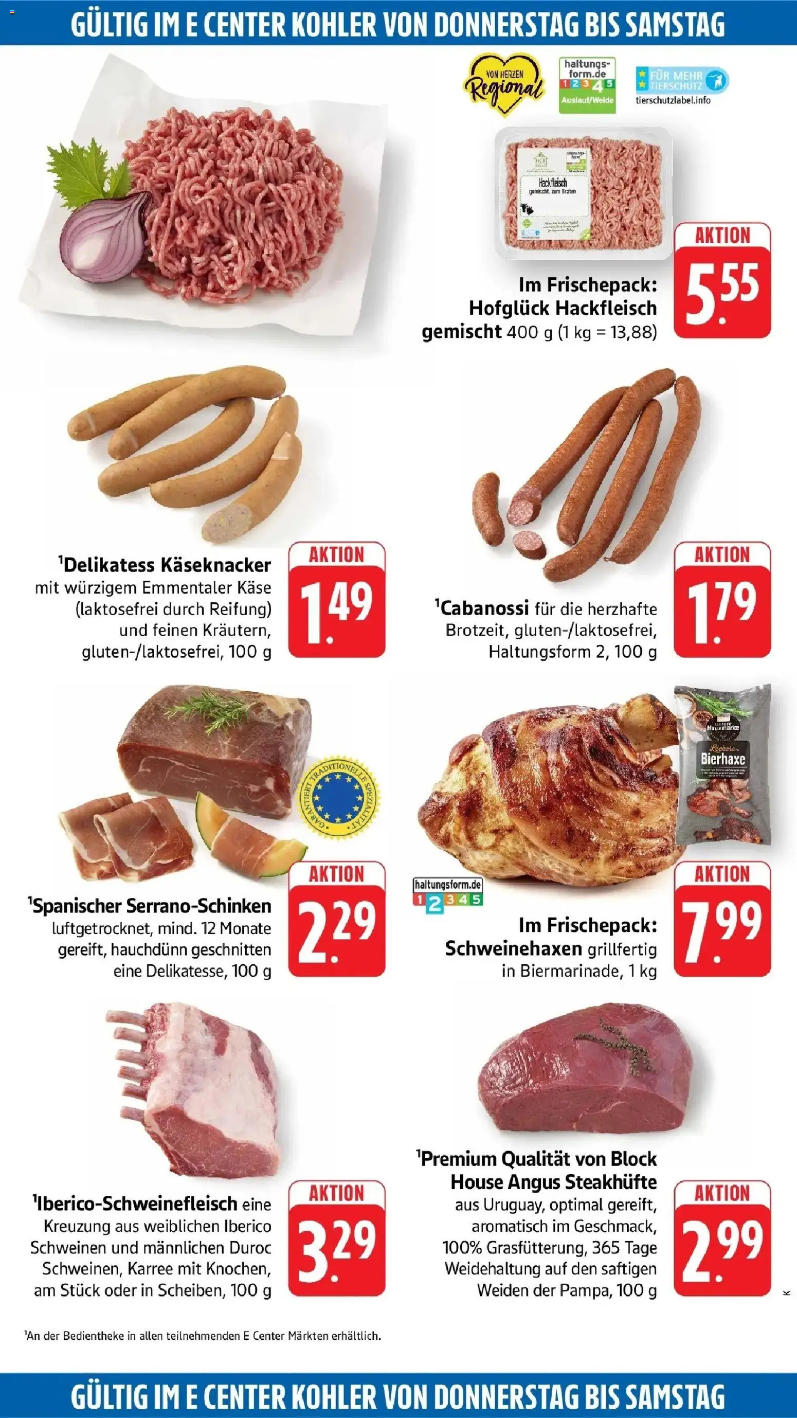 Edeka Prospekt Kehl (ab 07.09.2026) » Angebote Online | Seite: 42 | Produkte: Käse, Hackfleisch