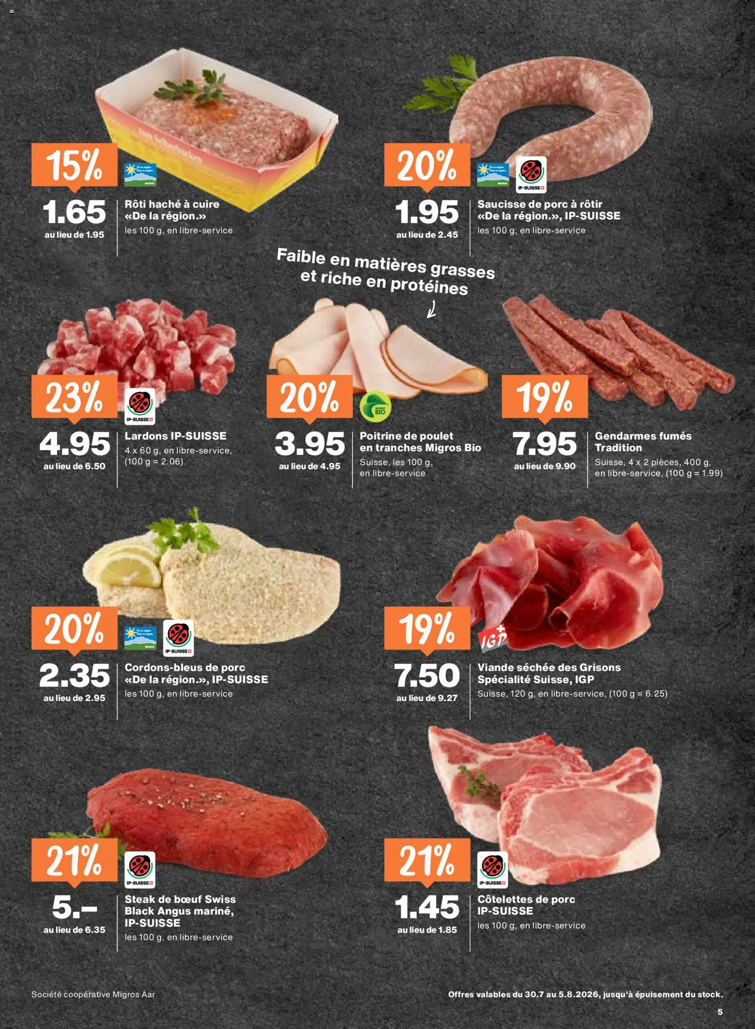 Migros aktionen FR – gültig ab 30.07.2026 | Seite: 5