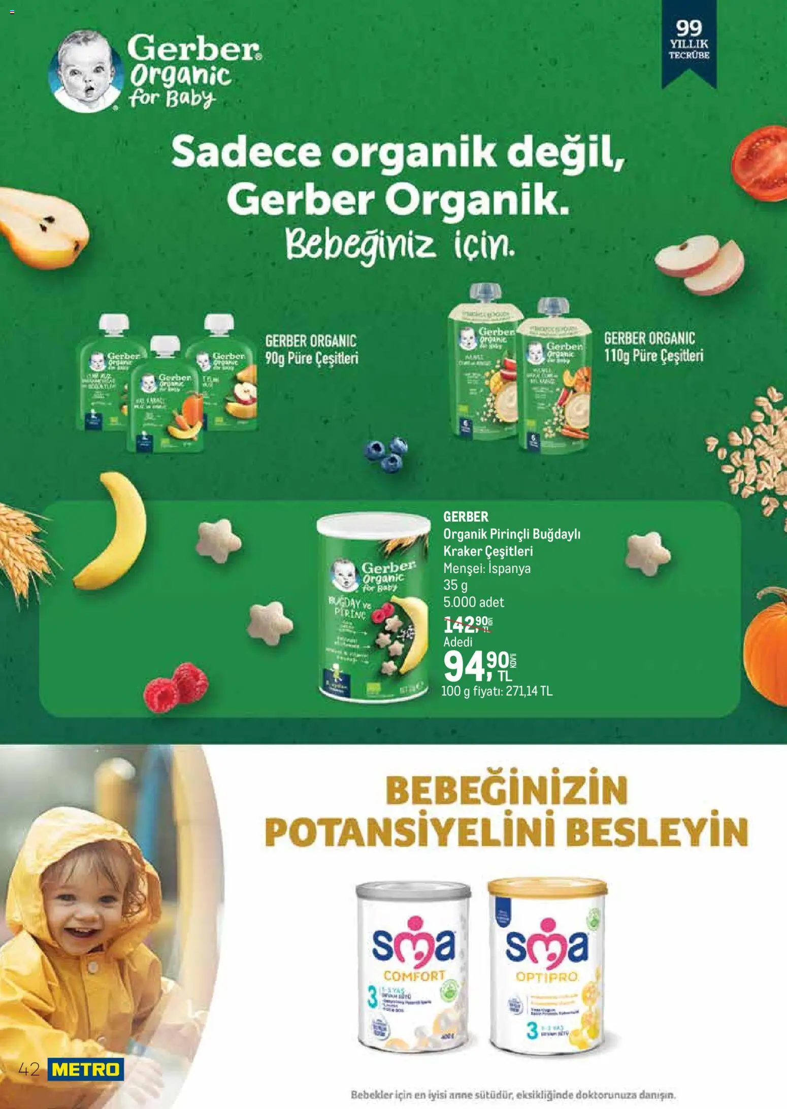 Metro - Temizlik | Kişisel bakım - 01 Temmuz 2026 tarihinden itibaren geçerlidir | Sayfa: 42 | Ürünler: Pirinç