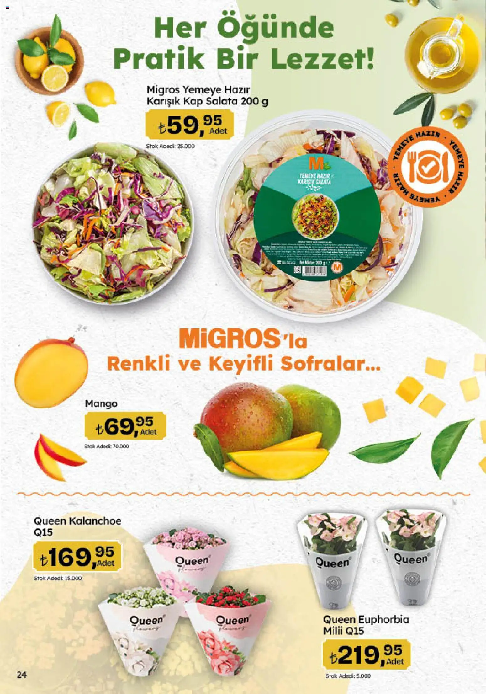 Migros Katalog - 5M Migroskop Dijital - 20 Ağustos 2026 tarihinden itibaren geçerlidir | Sayfa: 24 | Ürünler: Salata, Mango
