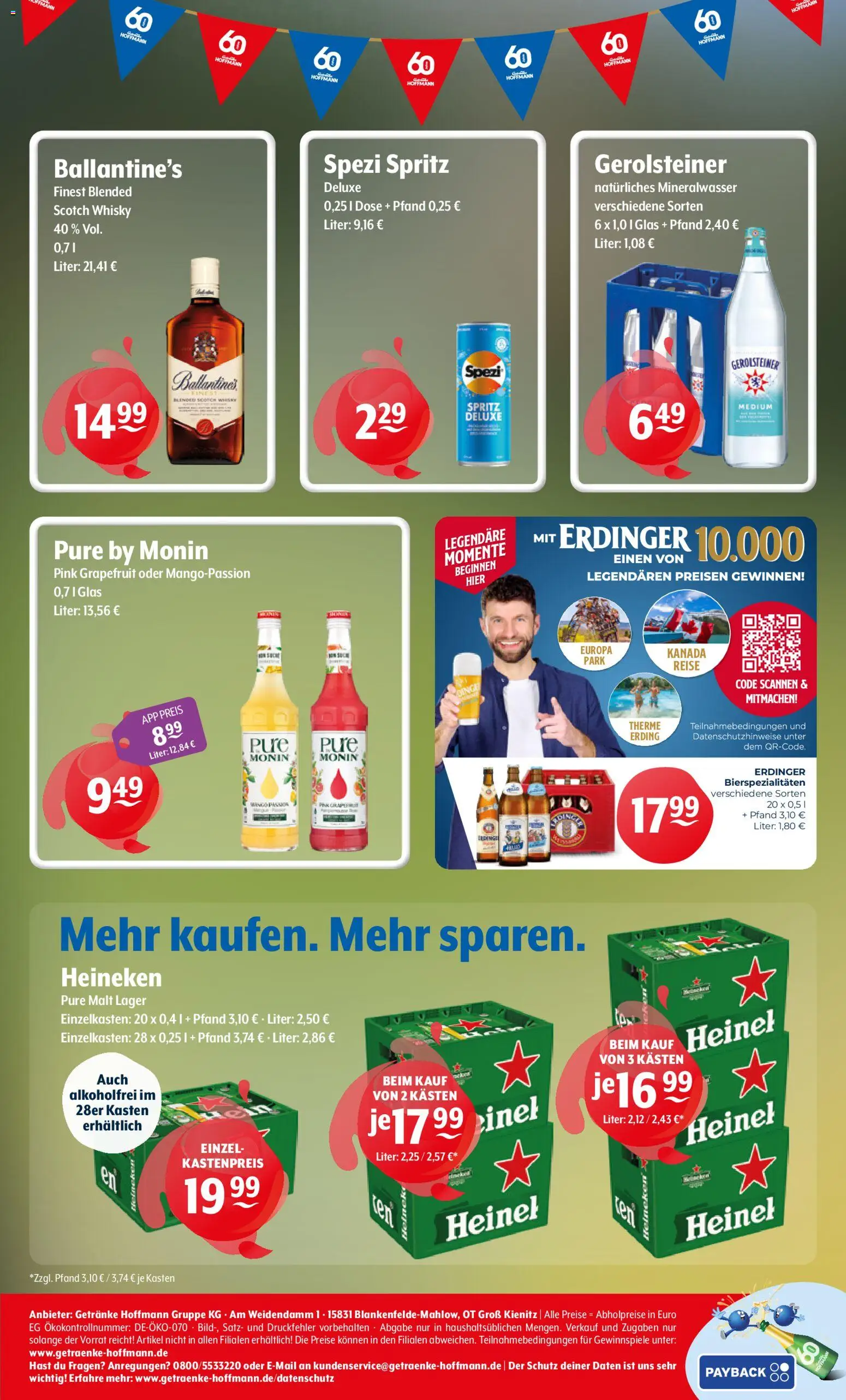 Getränke Hoffmann - Nordrhein - Westfalen – gültig ab 13.07.2026 | Seite: 8 | Produkte: Whisky, Mineralwasser, Heineken, Grapefruit