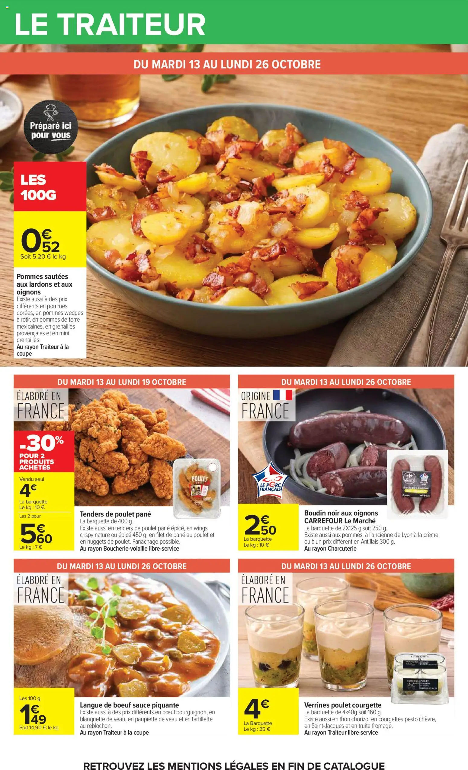 {H1} | Page: 20 | Produits: Courgette, Pudding, Poulet, Crème