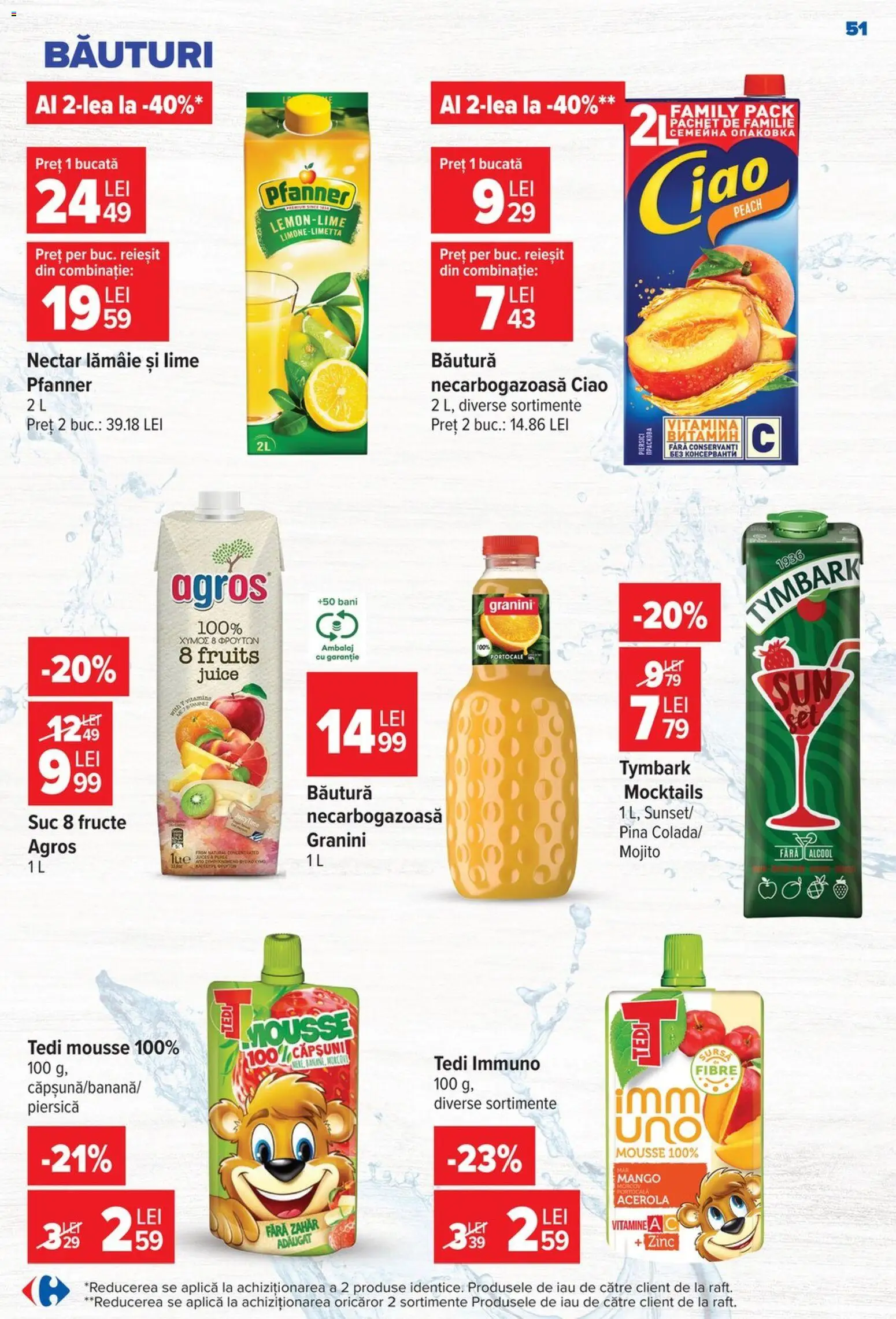 Noul catalog Carrefour – valabil de la 24.06.2026 | Pagină: 51 | Produse: Căpșuni, Fructe, Lămâie, Mango