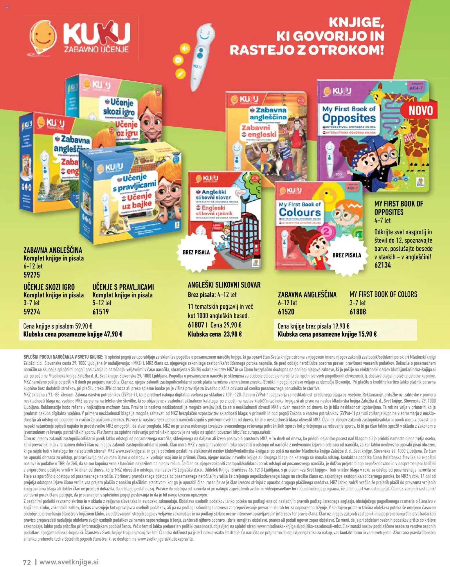 Novi Svet knjige katalog ponudbe – veljaven od 01.01.2026 | Stran: 72 | Izdelki: Knjiga, Pisala