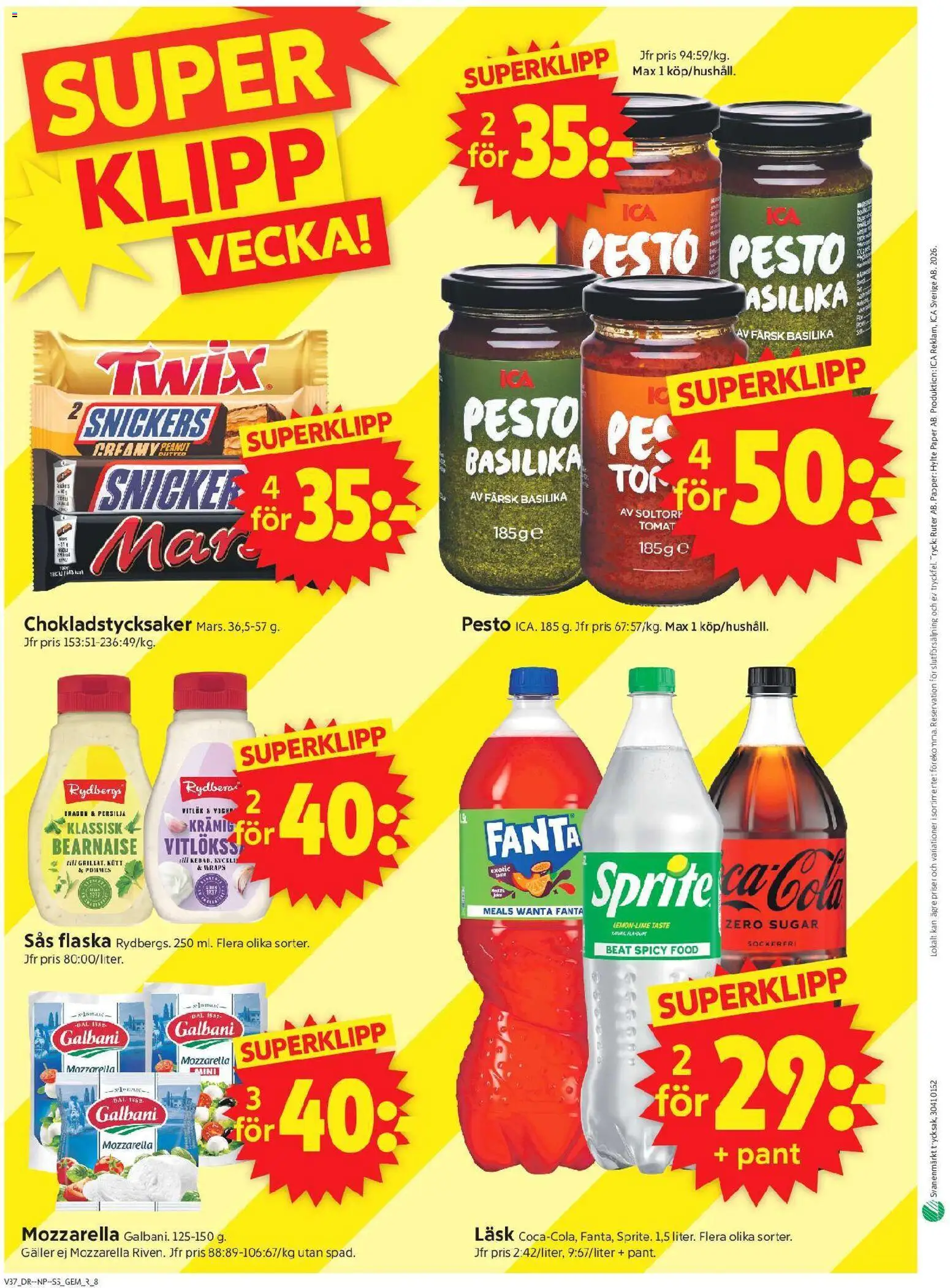 ICA Supermarket reklamblad aktuell från 07/09/2026 | Sida: 10