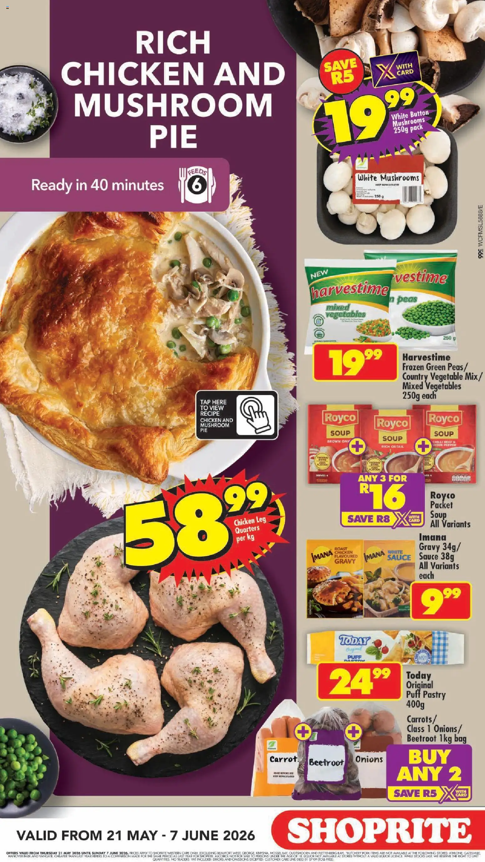 New Shoprite catalogue – valid from 21.05.2026 | Page: 3 | Products: Gravy, Onions, Sauce, Pepper