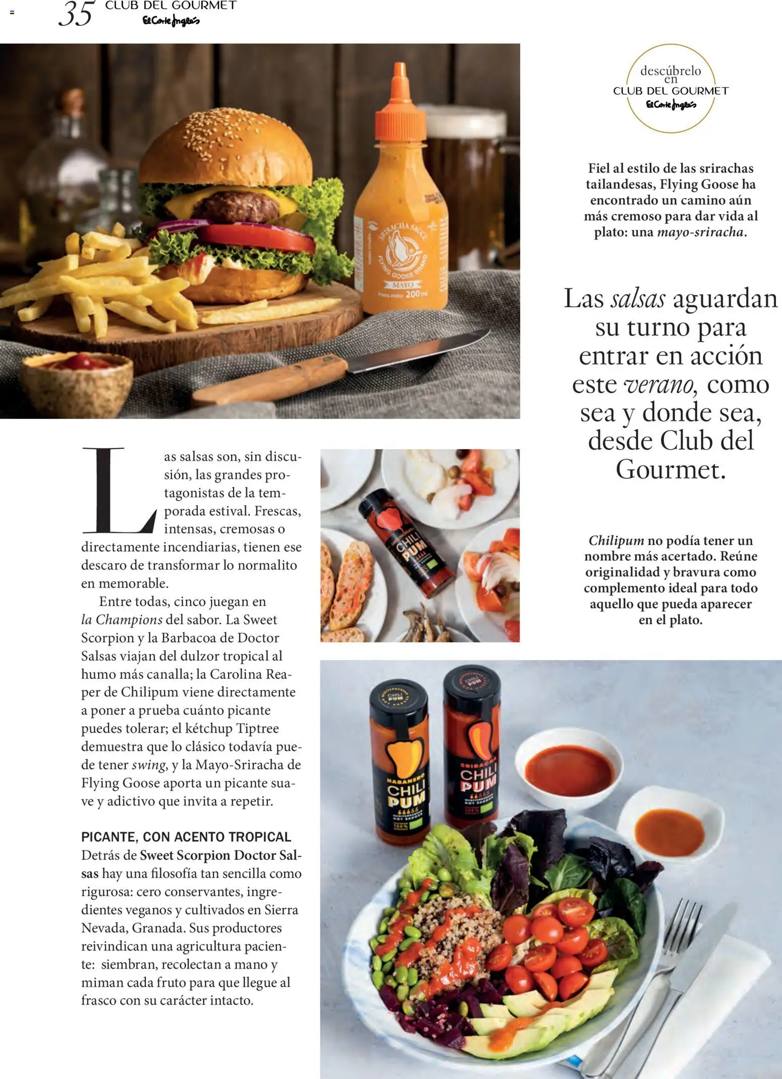El Corte Inglés ofertas │ válido desde el 22/06/2026 | Página: 35 | Productos: Salsas, Té, Barbacoa, Sal