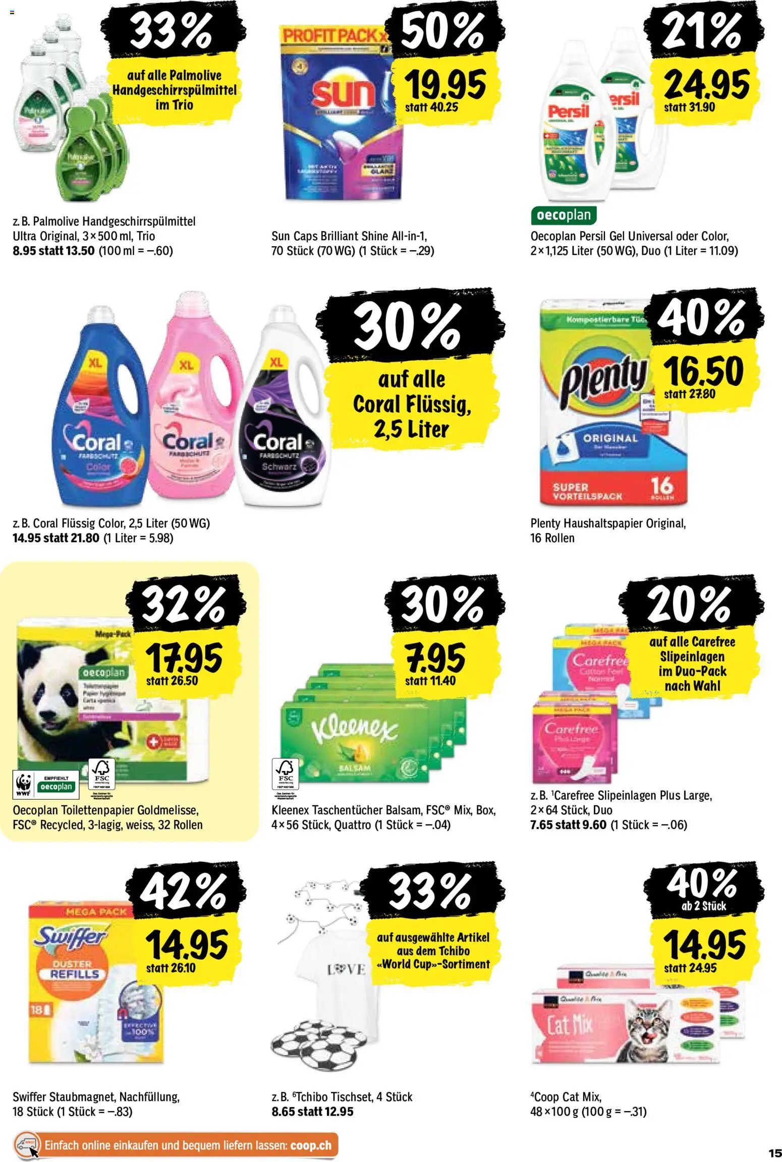 Coop aktionen – gültig ab 28.05.2026 | Seite: 15 | Produkte: Toilettenpapier