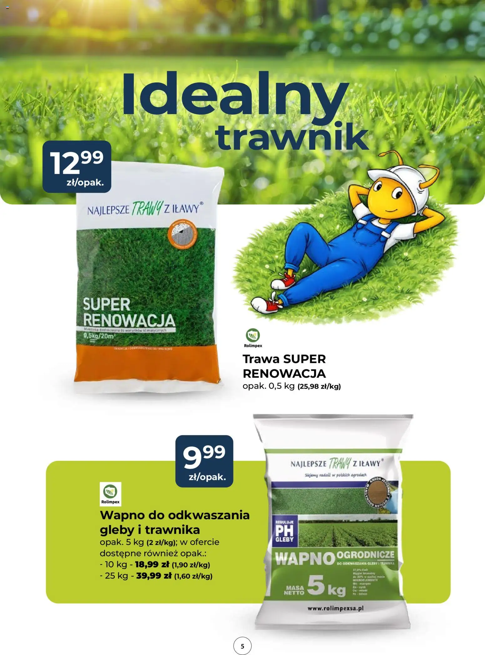Mrówka gazetka od 12.03.2026 | Strona: 5 | Produkty: Trawy