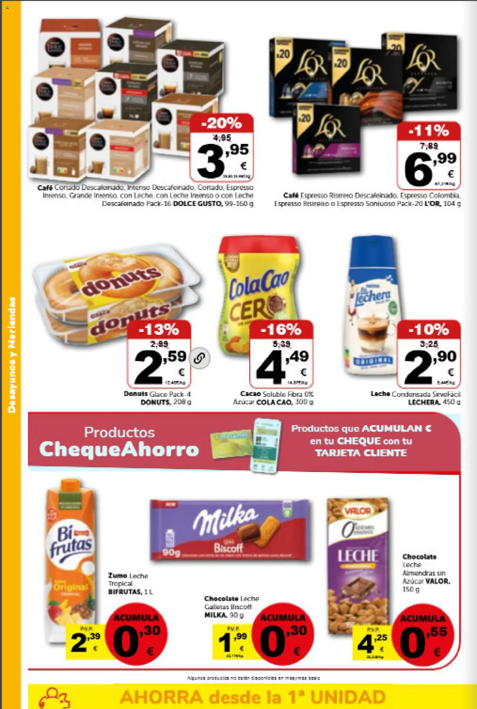 Masymas folleto │ válido desde el 18/09/2026 | Página: 10 | Productos: Leche, Café, Zumo, Almendras