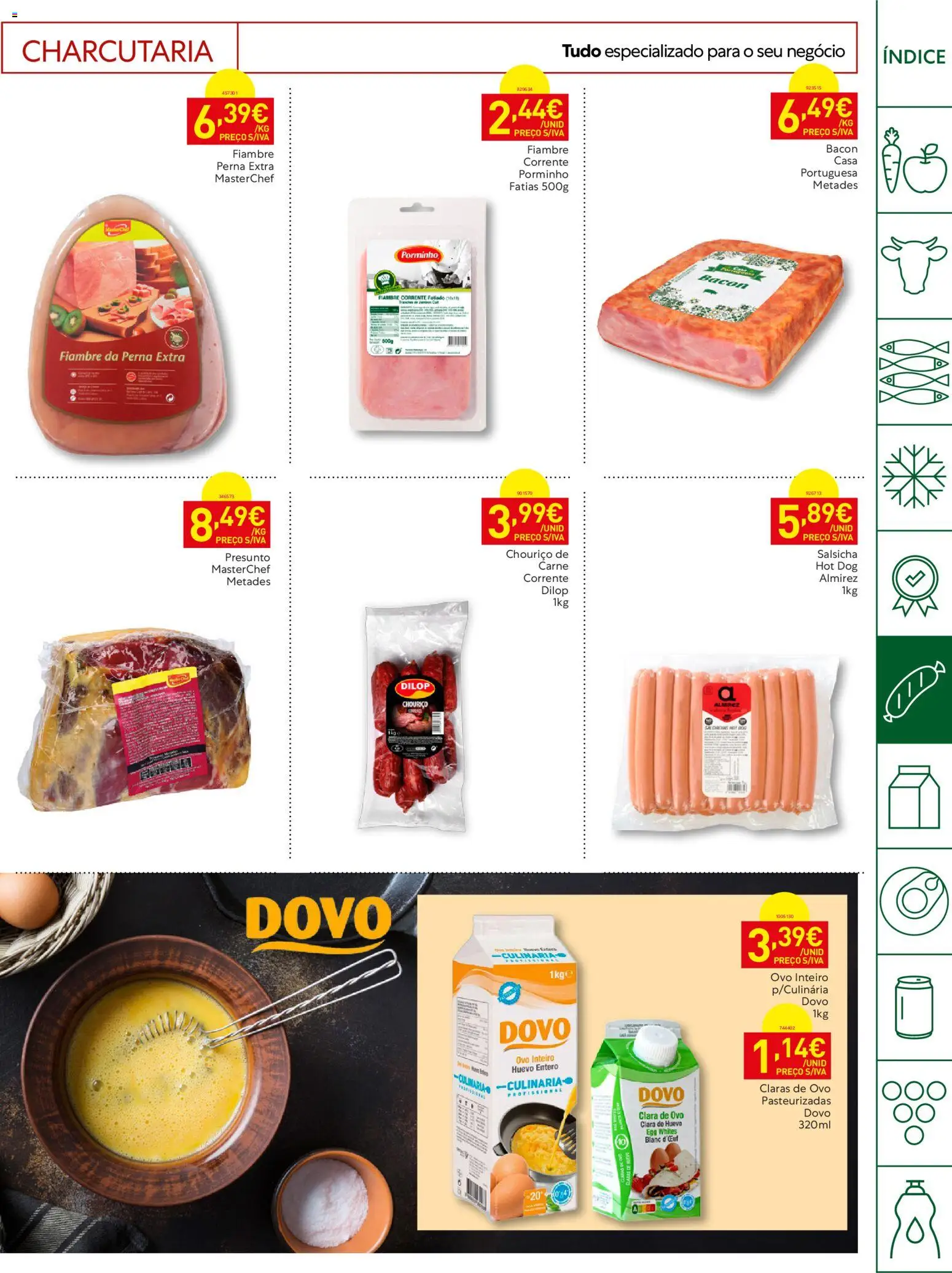 Recheio Horeca Madeira │ válido de 07/07/2026 | Página: 19 | Produtos: Bacon, Presunto, Chouriço, Carne
