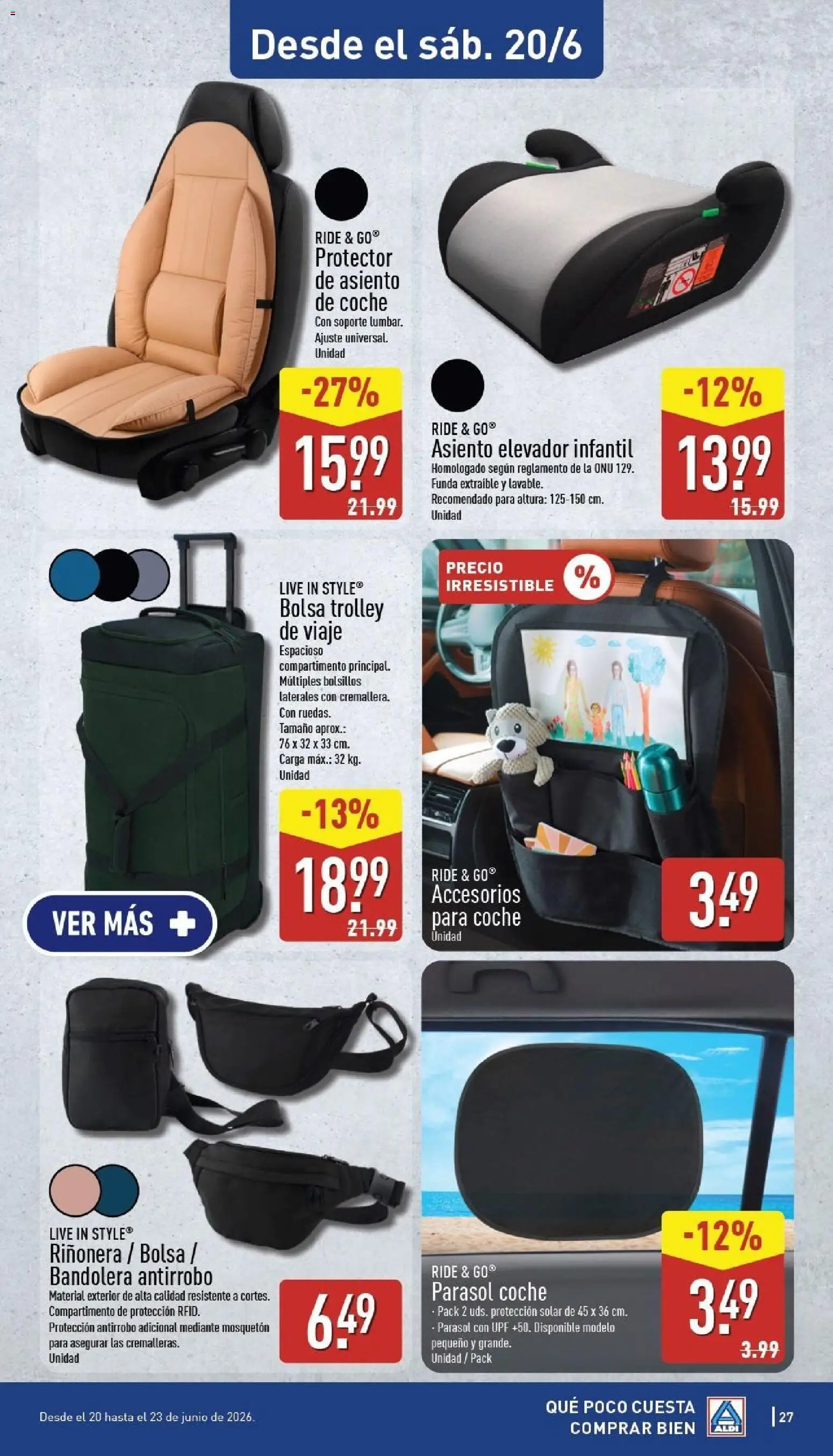 Aldi folleto Canarias │ válido desde el 15.06.2026 | Página: 27 | Productos: Funda, Bolsa