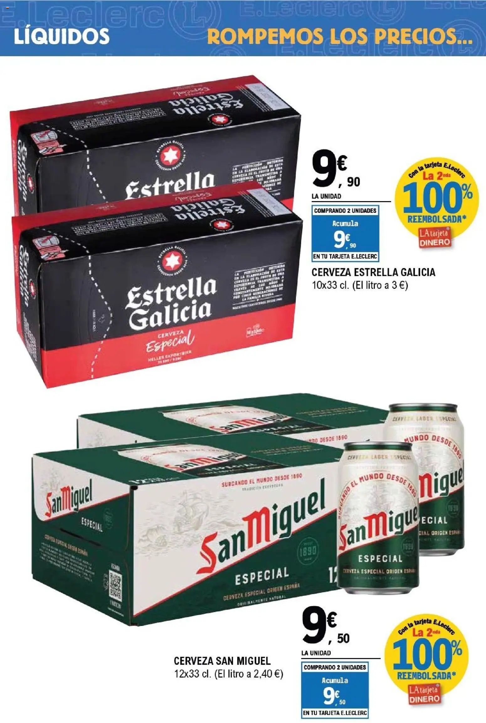 E.Leclerc Pamplona │ válido desde el 01.06.2026 | Página: 10 | Productos: Cerveza