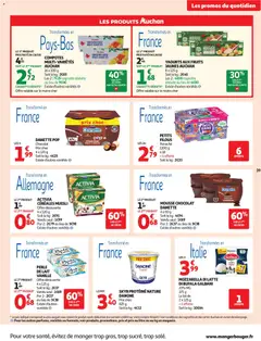 Auchan Beauté, Halles hypers - Voorbeeld van een folder van Auchan, geldig van 16.06.2026 | Pagina: 39 | Producten: Muesli, Mozzarella, Akkumulátor töltő