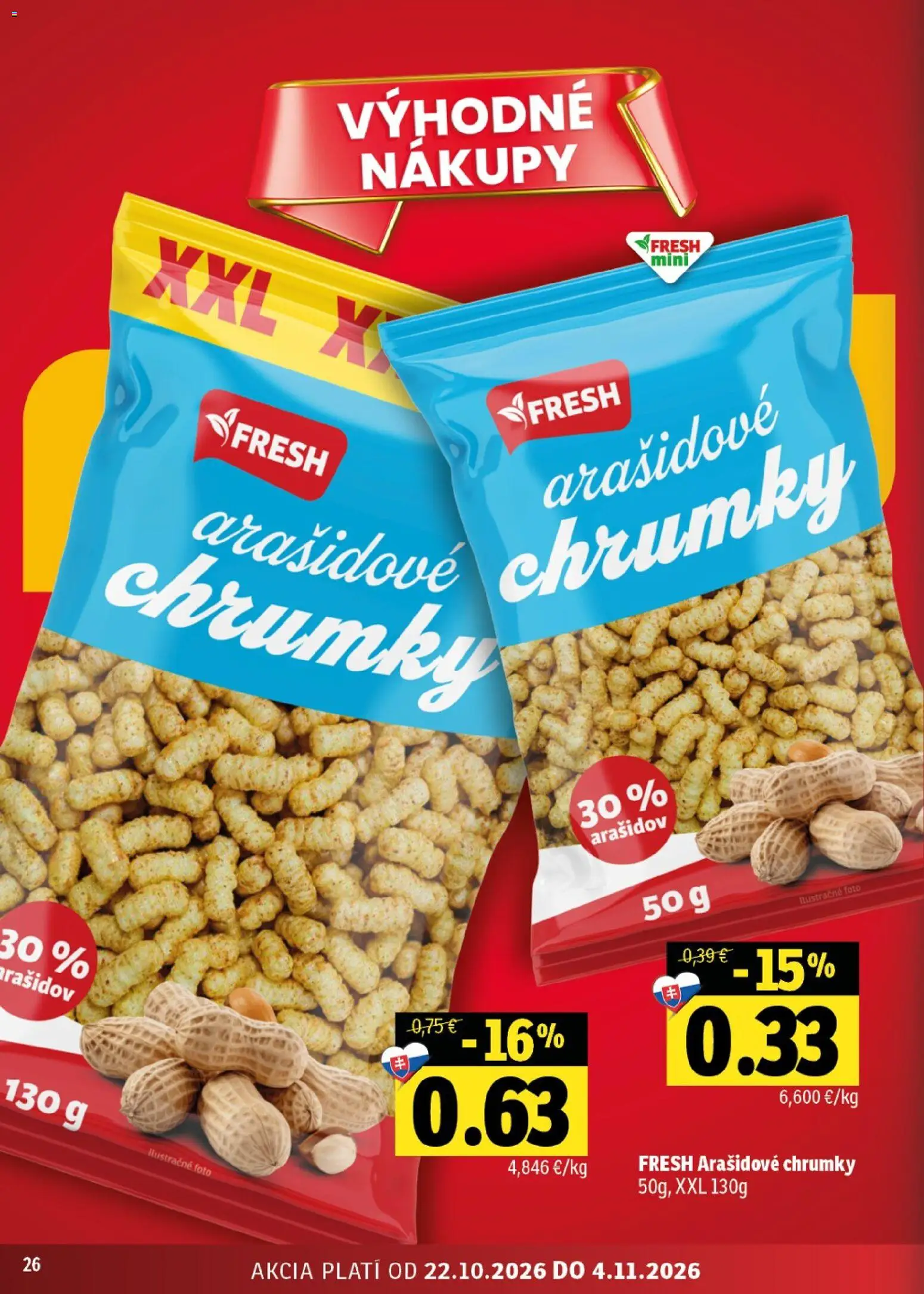 Nové Fresh akcie – leták je platný od 22.10.2026 | Strana: 26