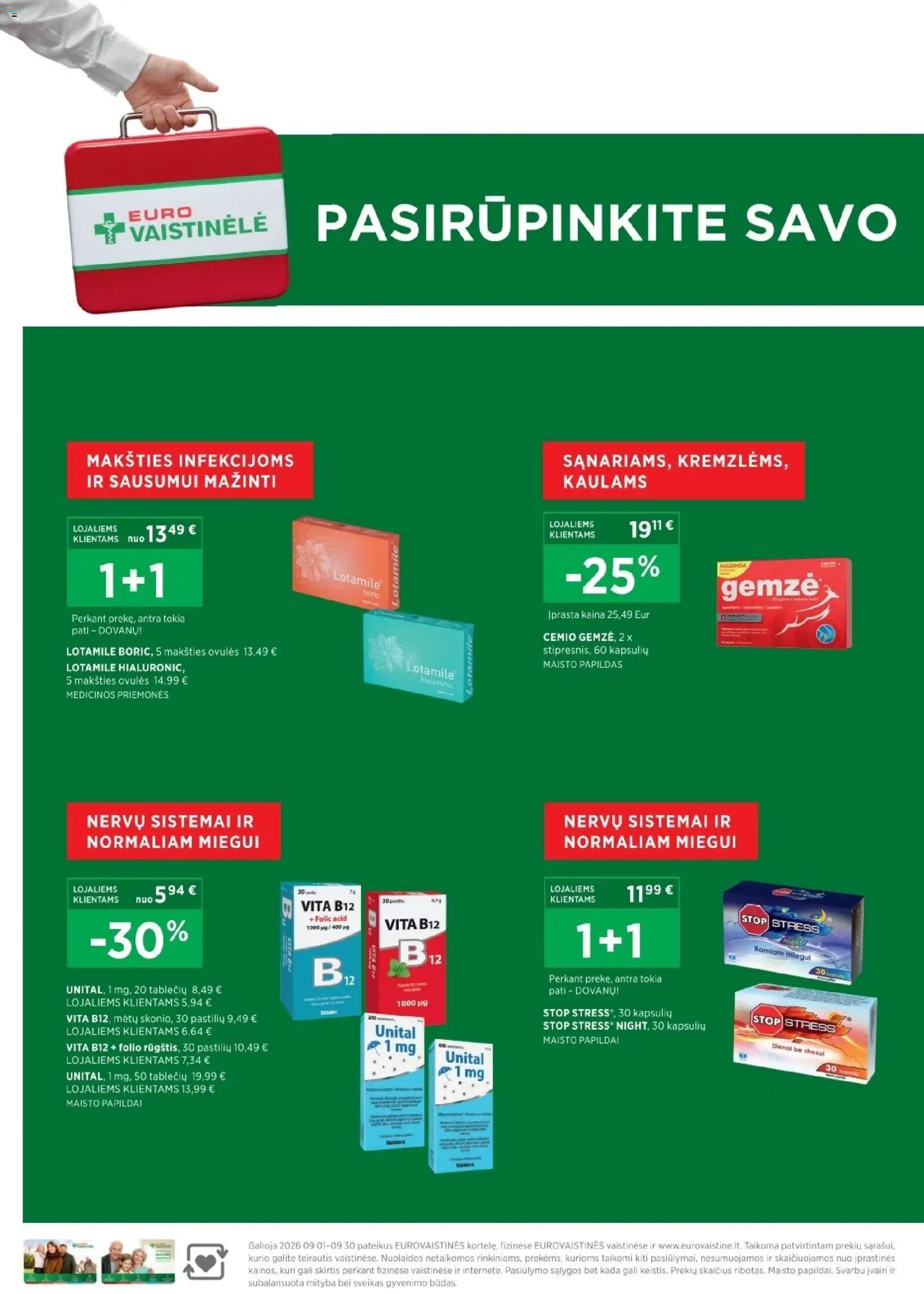 EUROVAISTINĖ akcijos nuo 2026.09.01 | Puslapis: 6