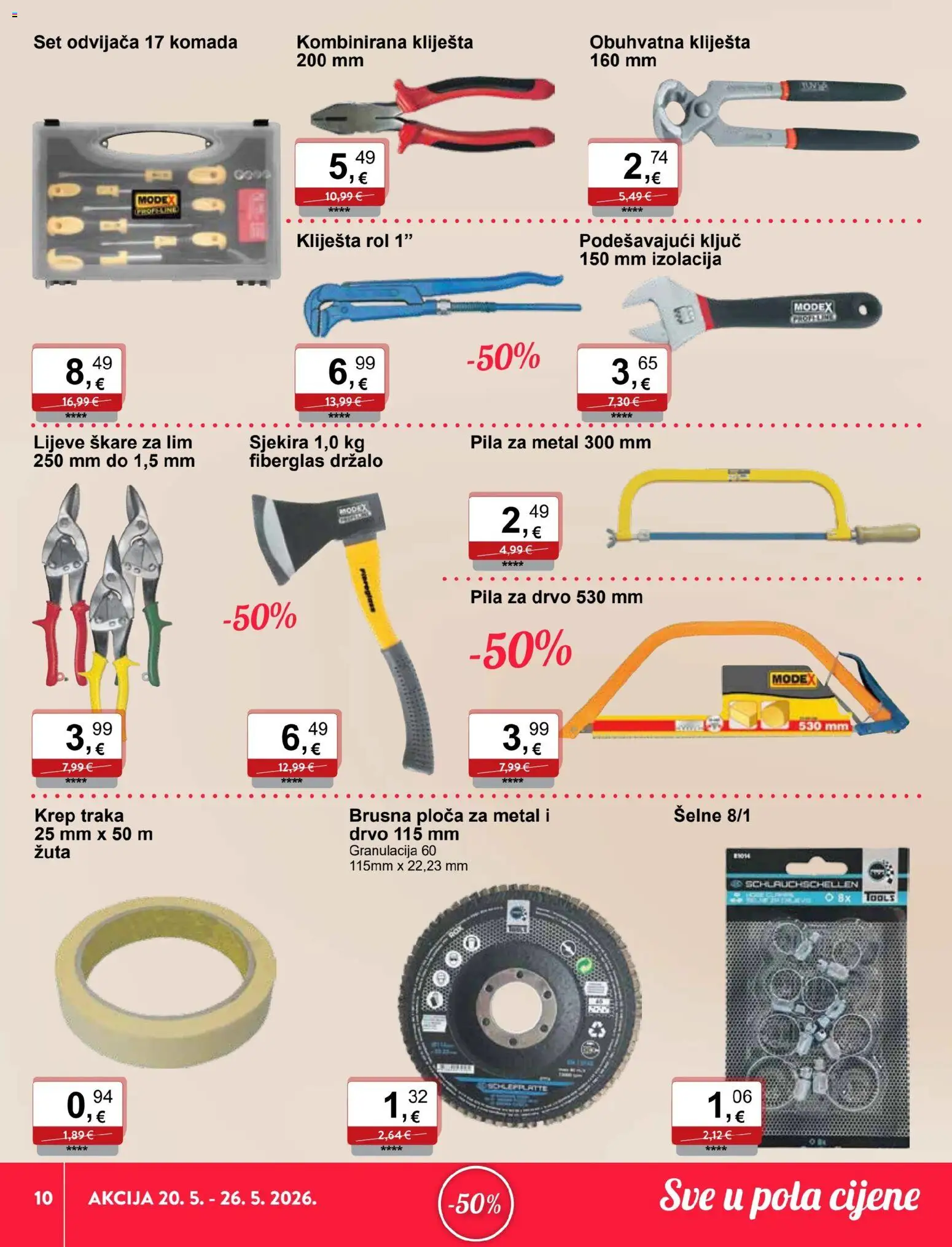 KTC katalog | vrijedi od 20.05.2026 | Stranica: 10 | Proizvodi: Škare, Kliješta, Pila