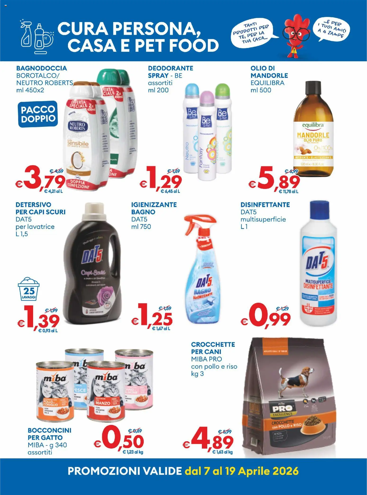 Volantino MD Discount del 07.04.2026 | Pagina: 18 | Prodotti: Deodorante, Riso, Manzo, Crocchette