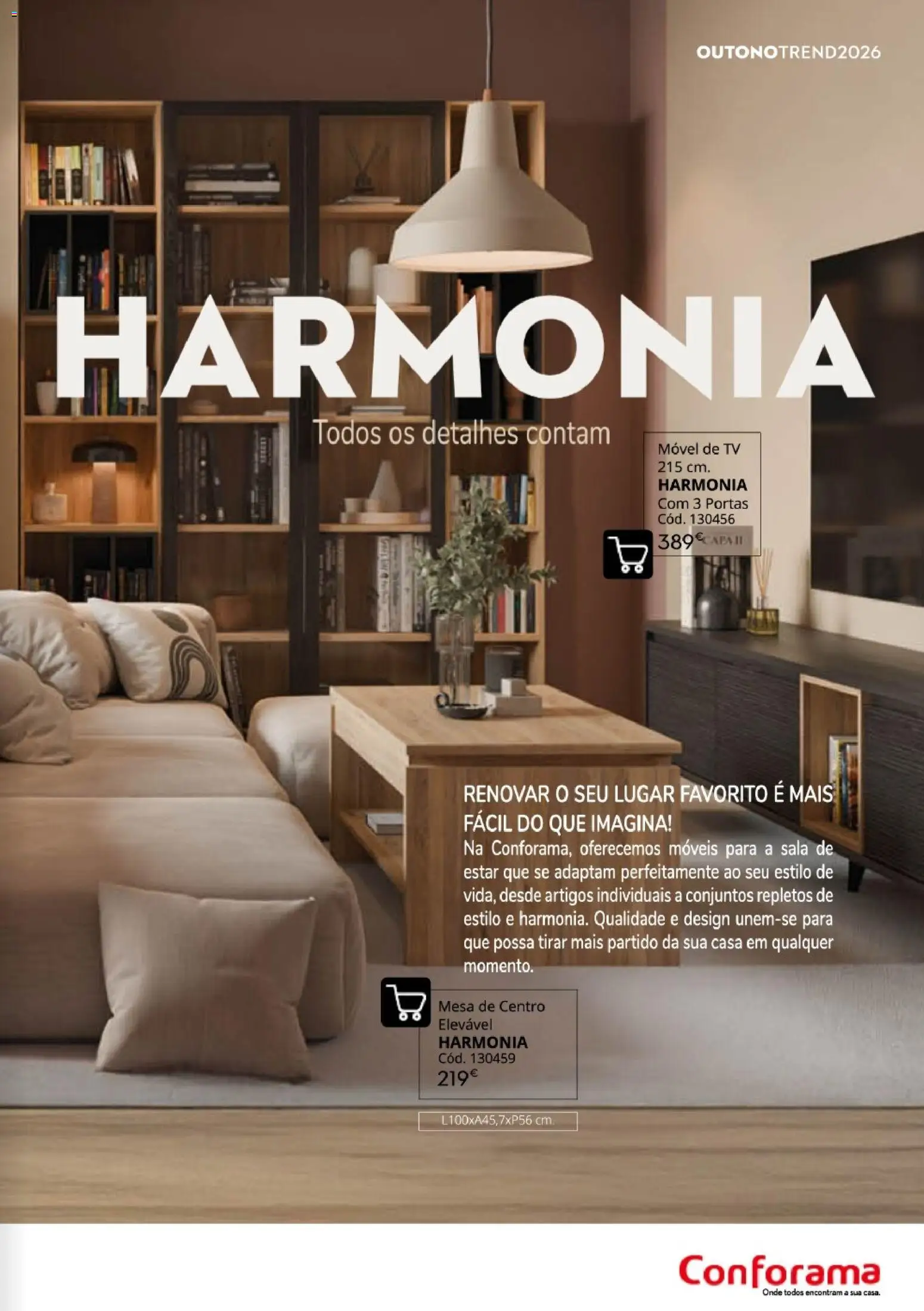 Conforama Outono Trend │ válido de 30/09/2026 | Página: 9 | Produtos: Portas, Mesa