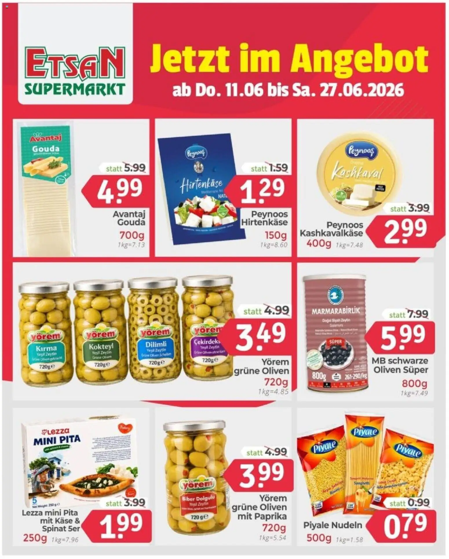 Hühnerflügel in Aktion gültig ab 11.06.2026 | Seite: 4 | Produkte: Szeder, Käse, Hajdina liszt, Nudeln