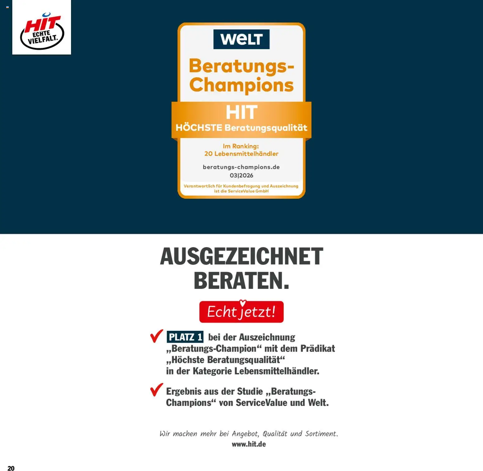 HIT Grillbroschüre – gültig ab 10.08.2026 | Seite: 20