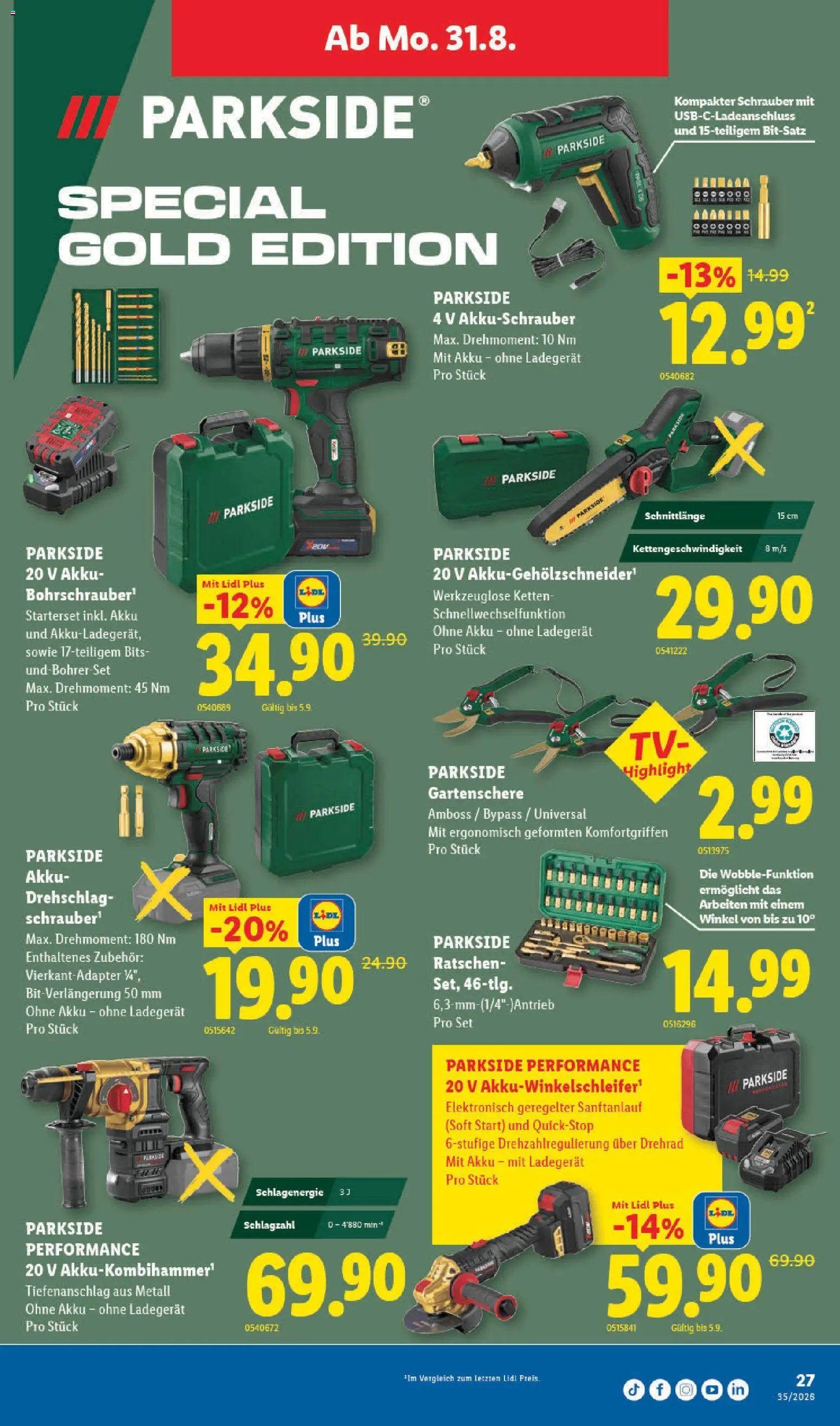 Lidl aktionen – gültig ab 27.08.2026 | Seite: 31