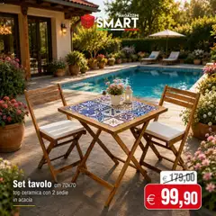 Anteprima del volantino Magazzini Smart volantino Set tavolo valido a partire dal 09.06.2026