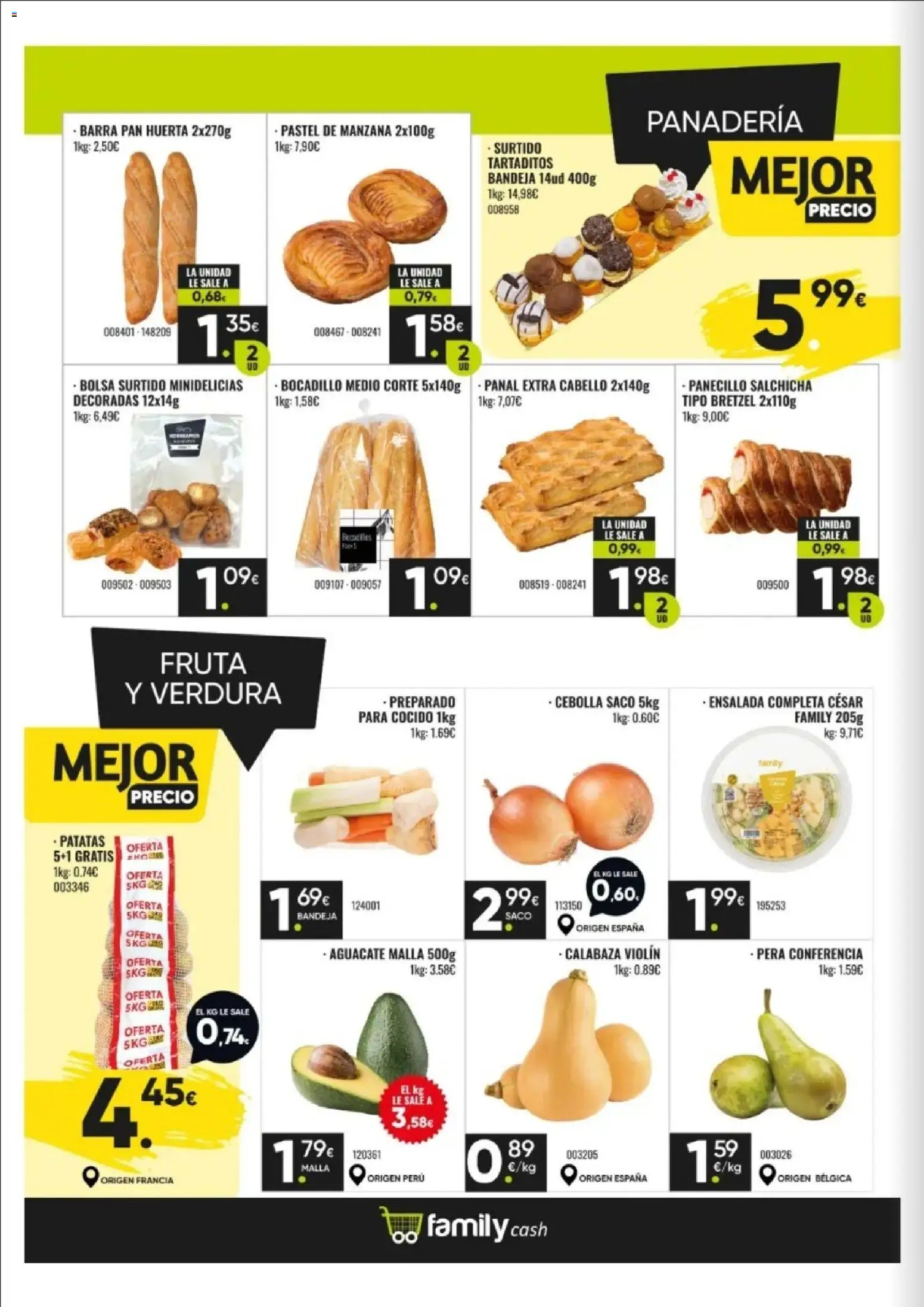 Family Cash folleto │ válido desde el 12/10/2026 | Página: 6 | Productos: Calabaza, Fruta, Patatas, Bandeja
