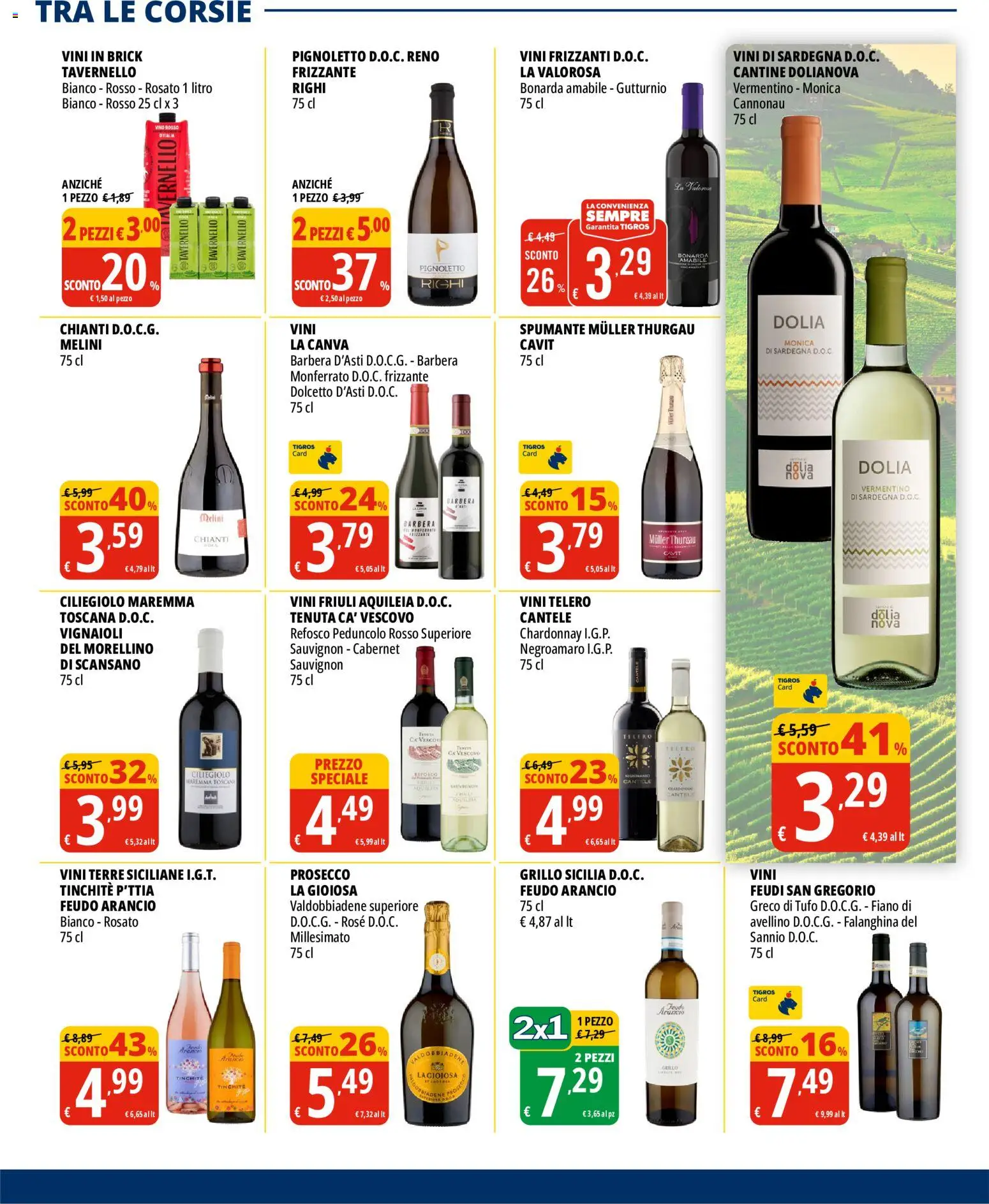 Volantino Tigros del 19.05.2026 | Pagina: 7 | Prodotti: Prosecco, Spumante