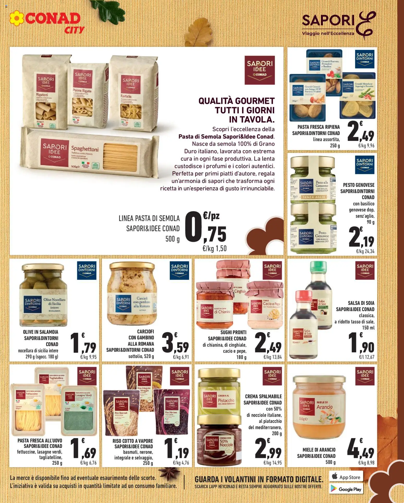 Volantino Conad del 11/09/2026 | Pagina: 9 | Prodotti: Riso, Salsa, Aglio, Pomodori