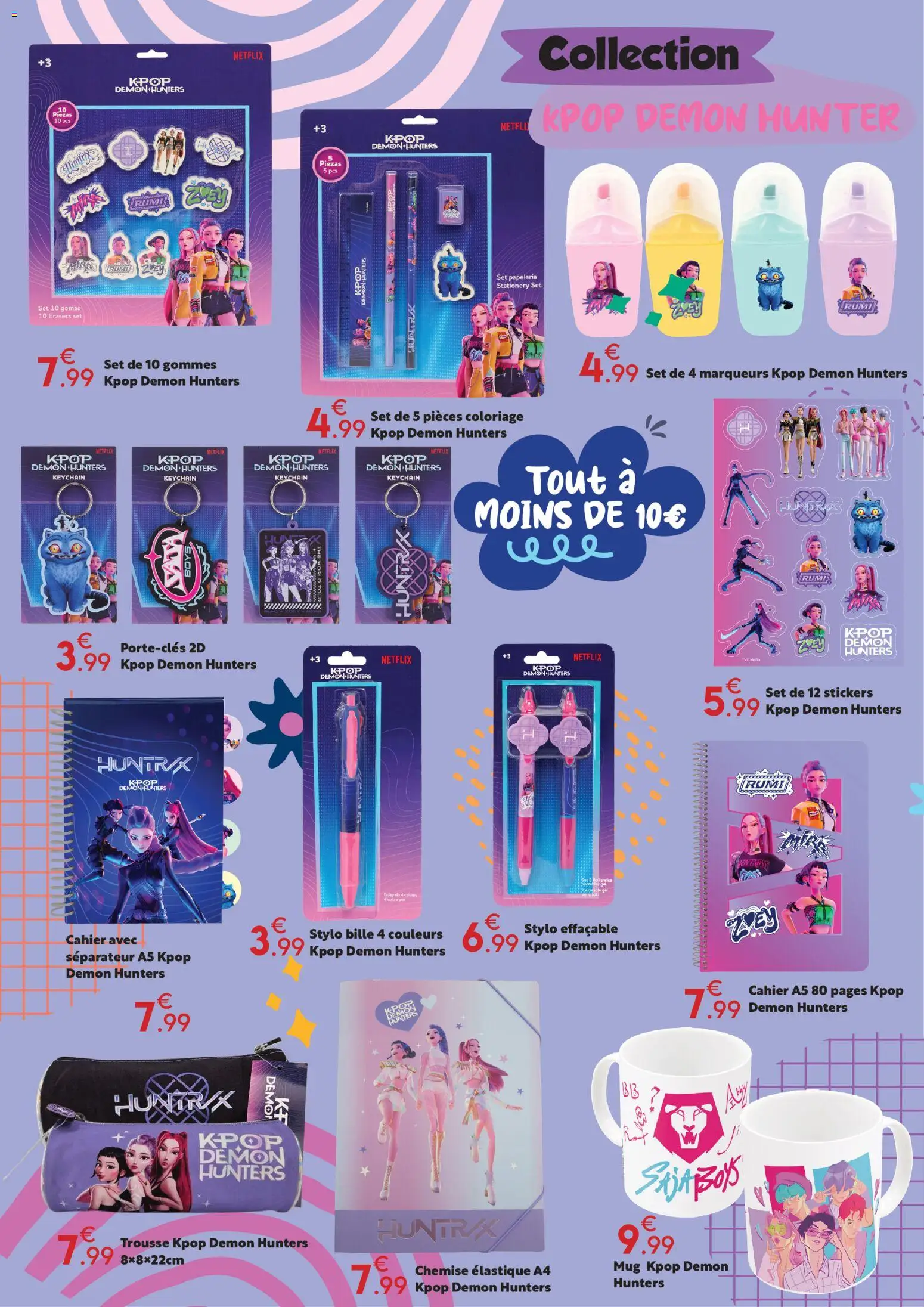 {H1} | Page: 8 | Produits: Stylo, Chemise
