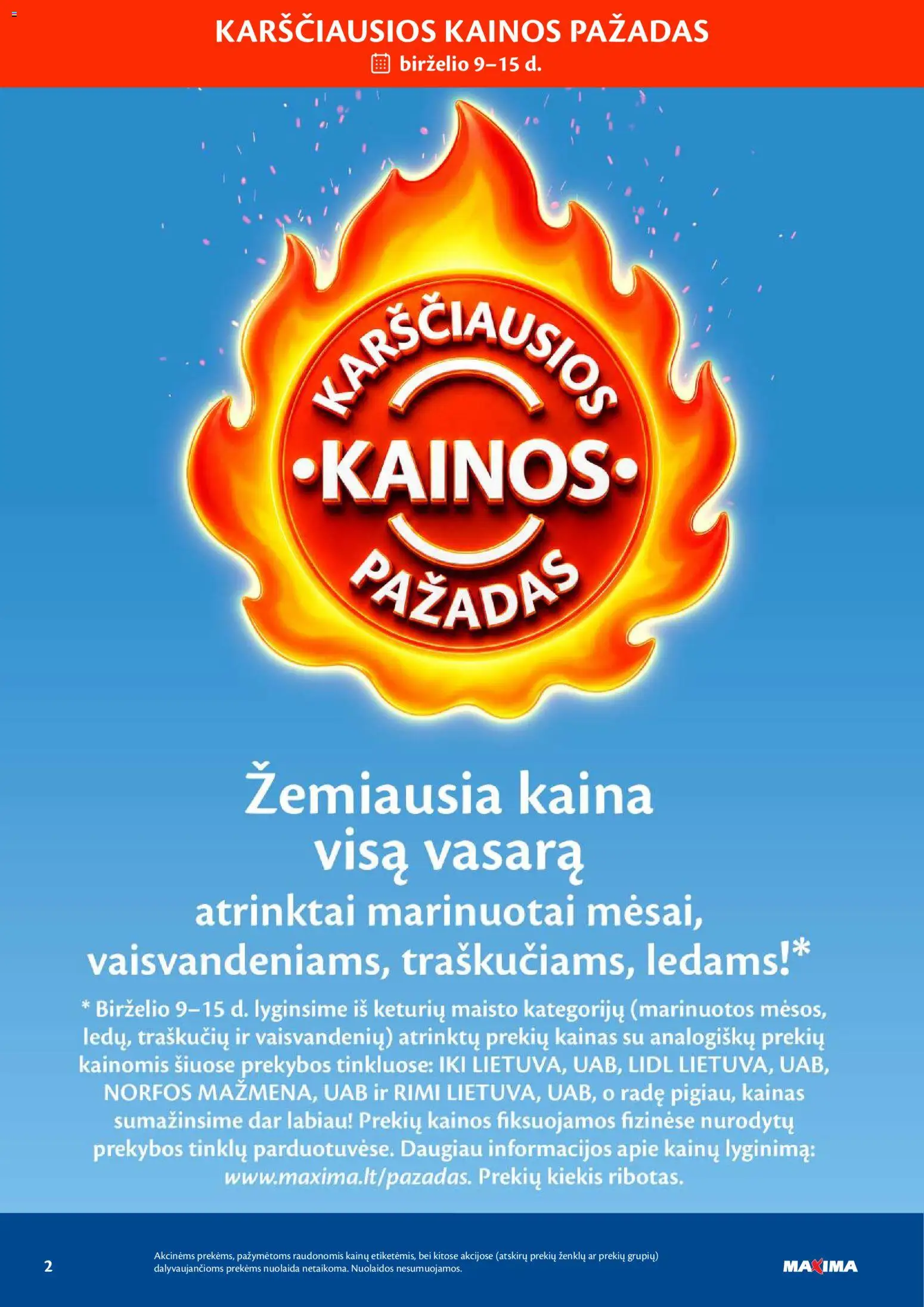 MAXIMA akcijos nuo 09.06.2026 | Puslapis: 2
