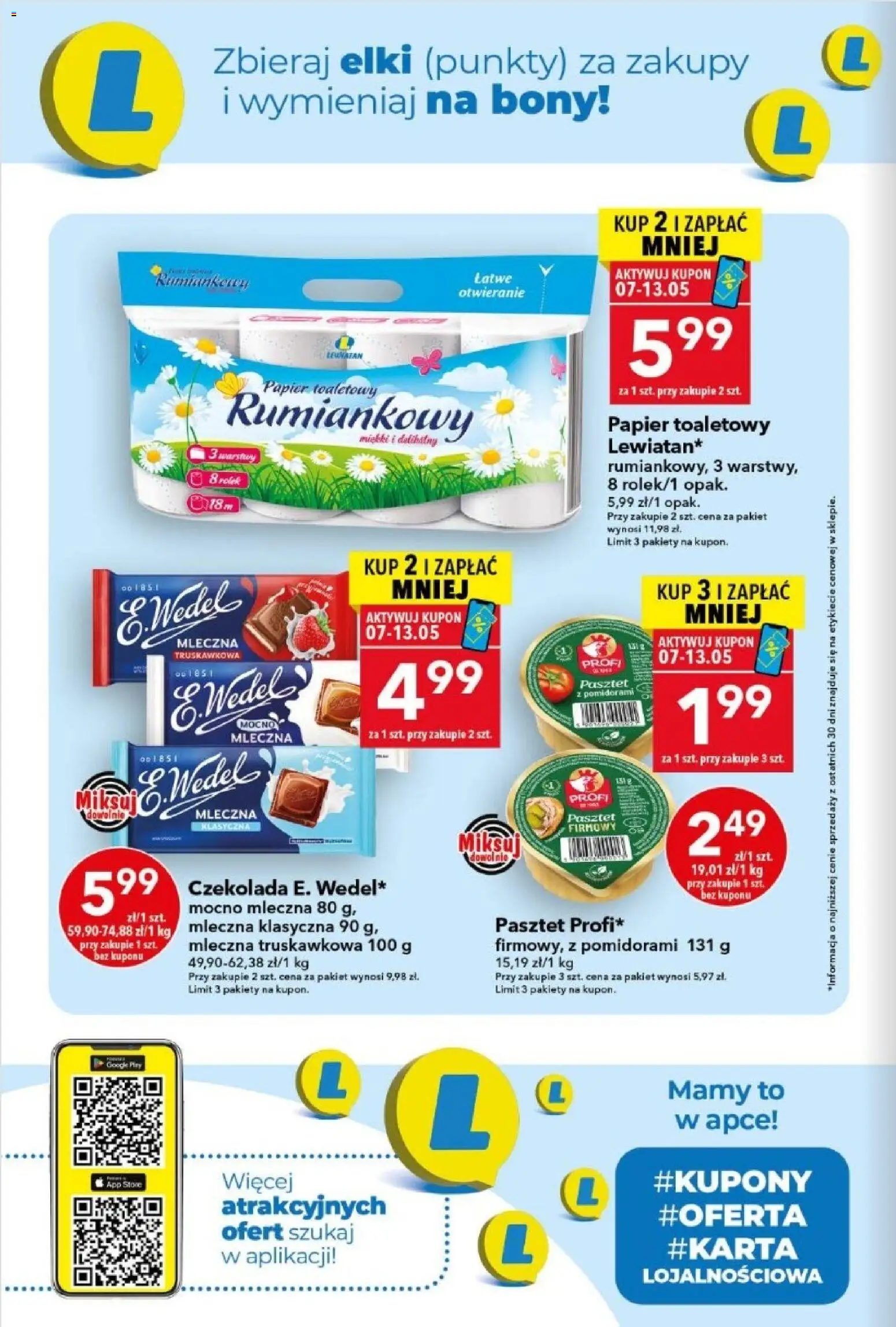 Lewiatan gazetka od 07.05.2026 | Strona: 2 | Produkty: Papier toaletowy, Czekolada