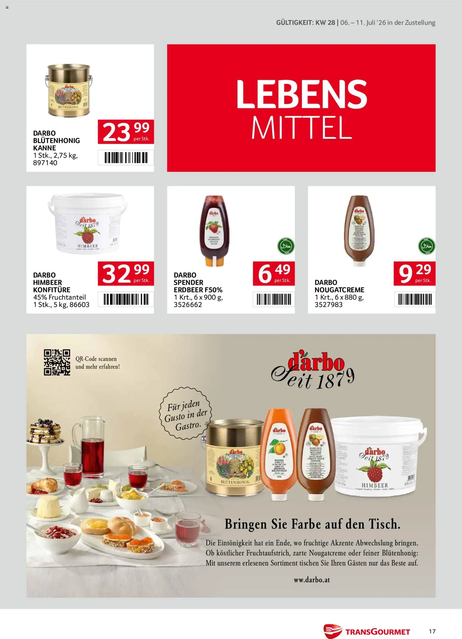 Transgourmet Zustellaktion gültig ab 06.07.2026 | Seite: 17