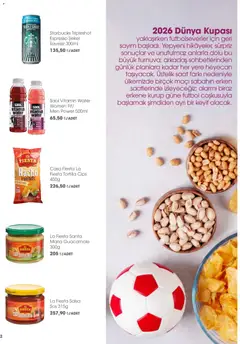 01.06.2026 tarihinden itibaren geçerli olan CarrefourSA kataloğu önizlemesi | Sayfa: 2 | Ürünler: Şeker, Cips, Sos, Saat