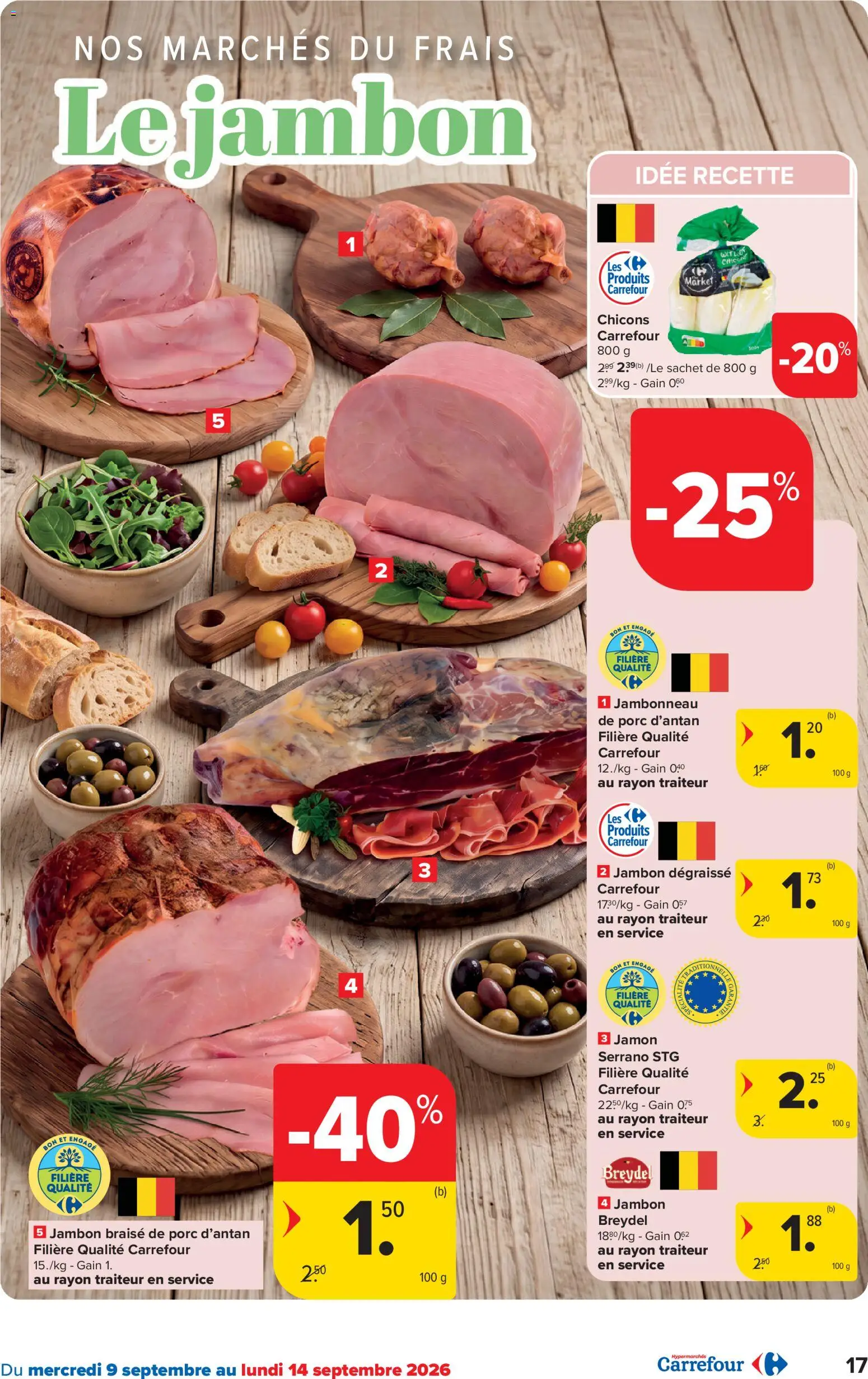 {H1} | Pagina: 17 | Producten: Ham, NOS, Jamón Serrano