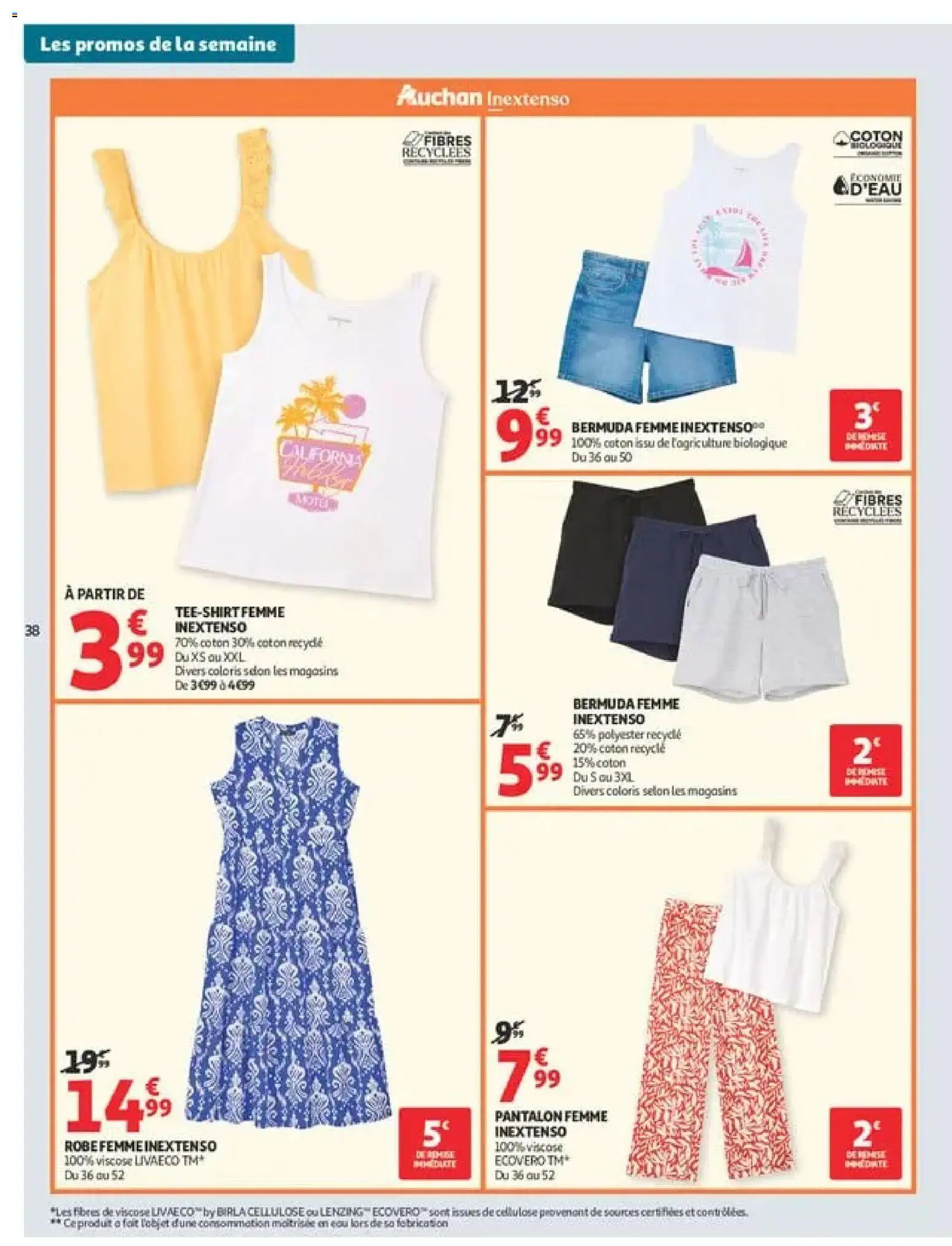 {H1} | Page: 38 | Produits: Robe, Bermuda, Coton, Pantalon