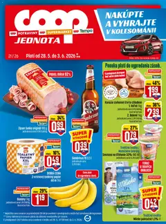 COOP Jednota leták platný od 28.05.2026