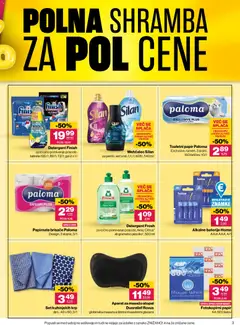 Mercator katalog akcije – veljaven od 10.09.2026 | Stran: 3 | Izdelki: Aloe Vera, Toaletni papir, Papirnate brisače, Detergent